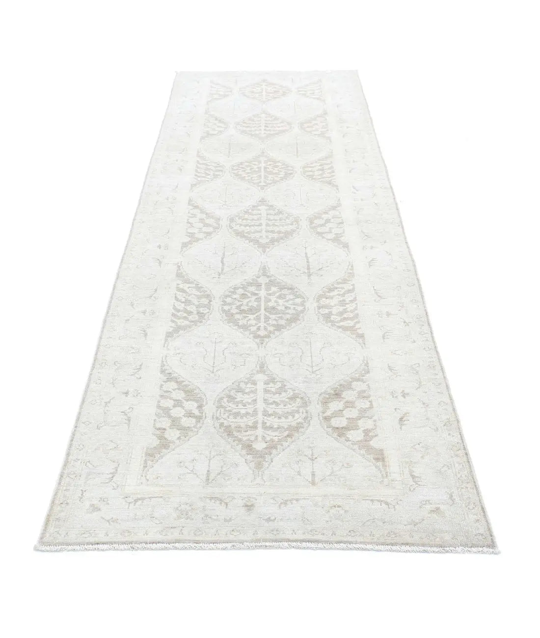 Alfombra de lana Serenity anudada a mano - 3'2'' x 10'0''