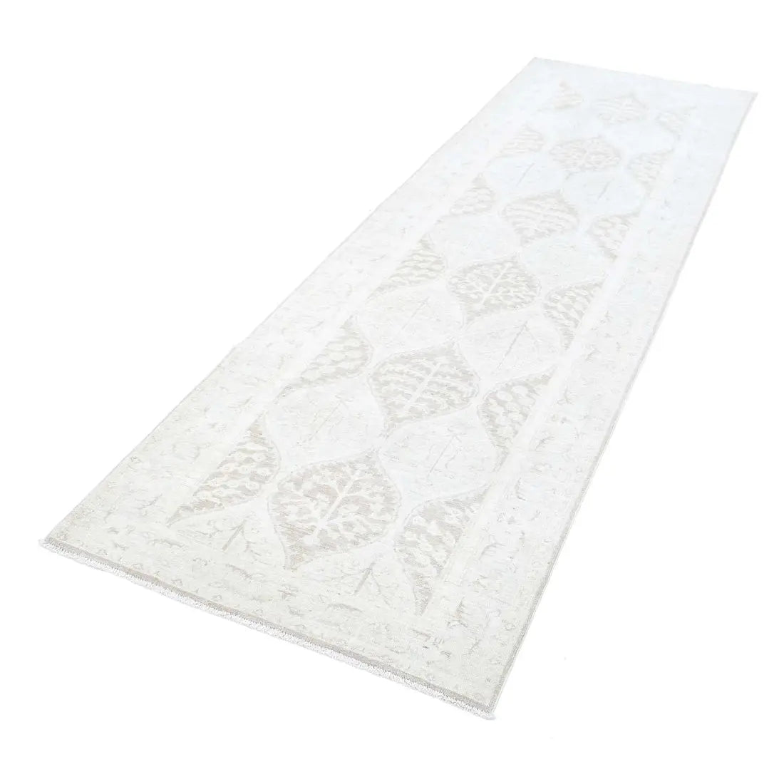 Alfombra de lana Serenity anudada a mano - 3'2'' x 10'0''