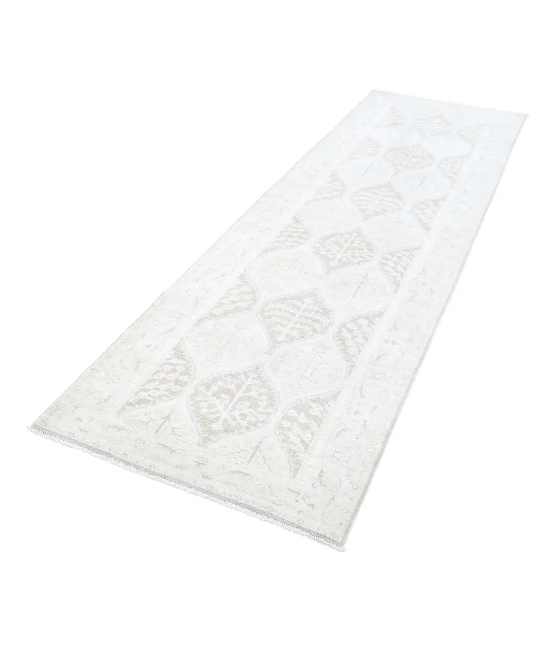 Alfombra de lana Serenity anudada a mano - 3'2'' x 10'0''
