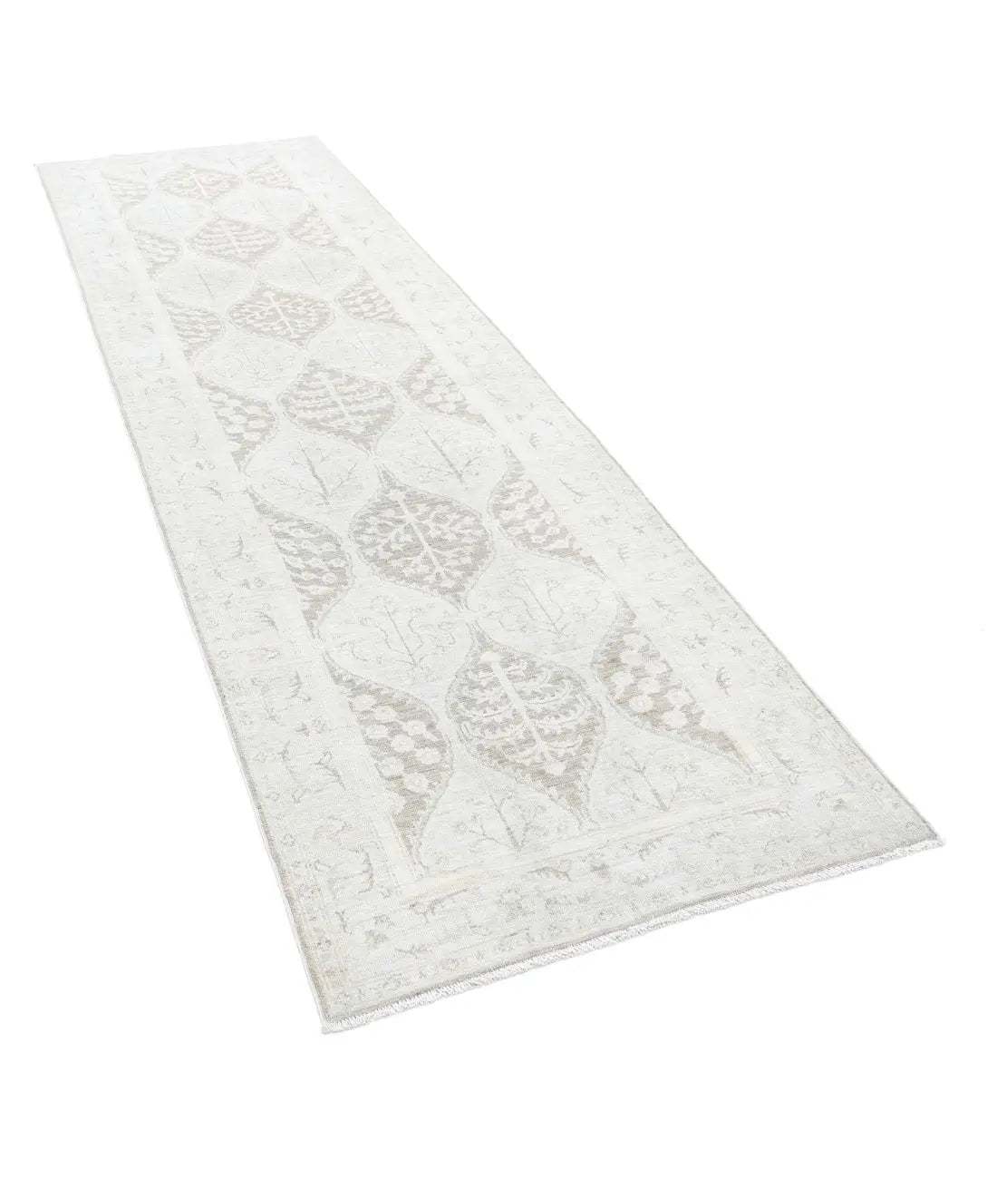 Alfombra de lana Serenity anudada a mano - 3'2'' x 10'0''