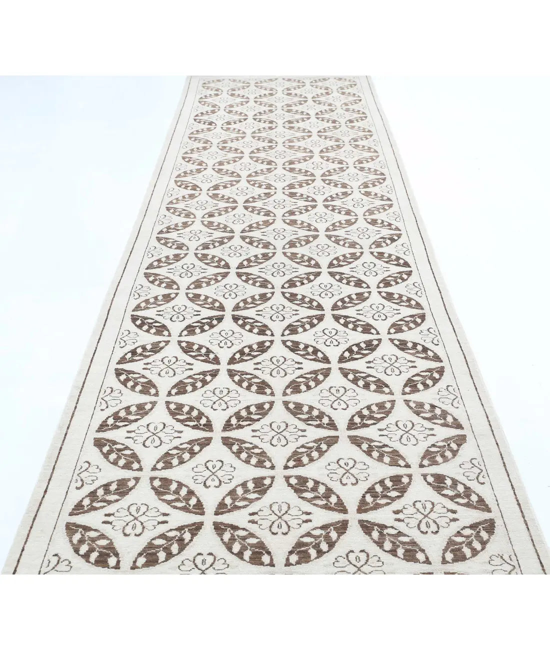 Hand Knotted Serenity Wool Rug - 3'9'' x 16'2'' - Arteverk Rugs Area rug