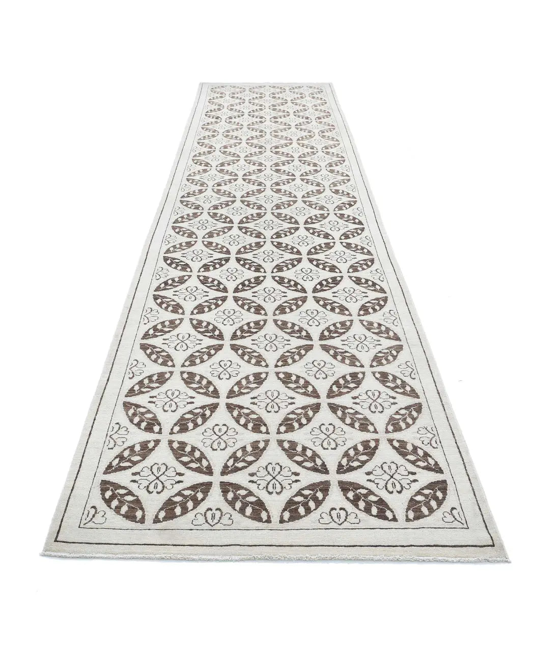 Hand Knotted Serenity Wool Rug - 3'9'' x 16'2'' - Arteverk Rugs Area rug