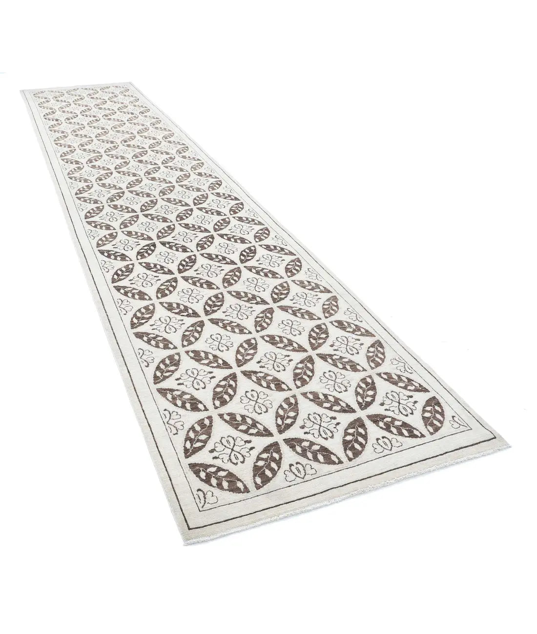 Hand Knotted Serenity Wool Rug - 3'9'' x 16'2'' - Arteverk Rugs Area rug