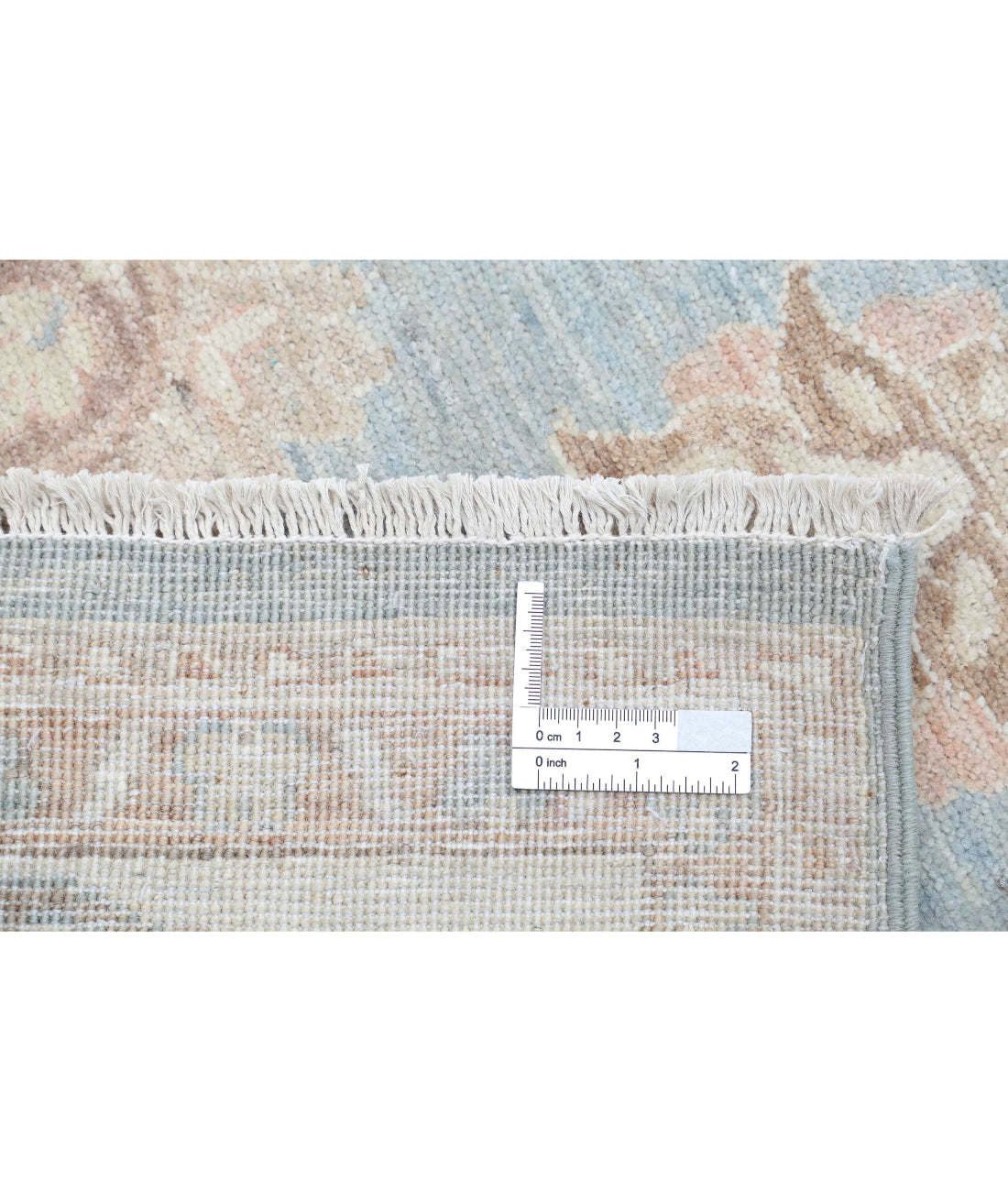 Alfombra de lana Serenity anudada a mano - 4'1'' x 43'4''