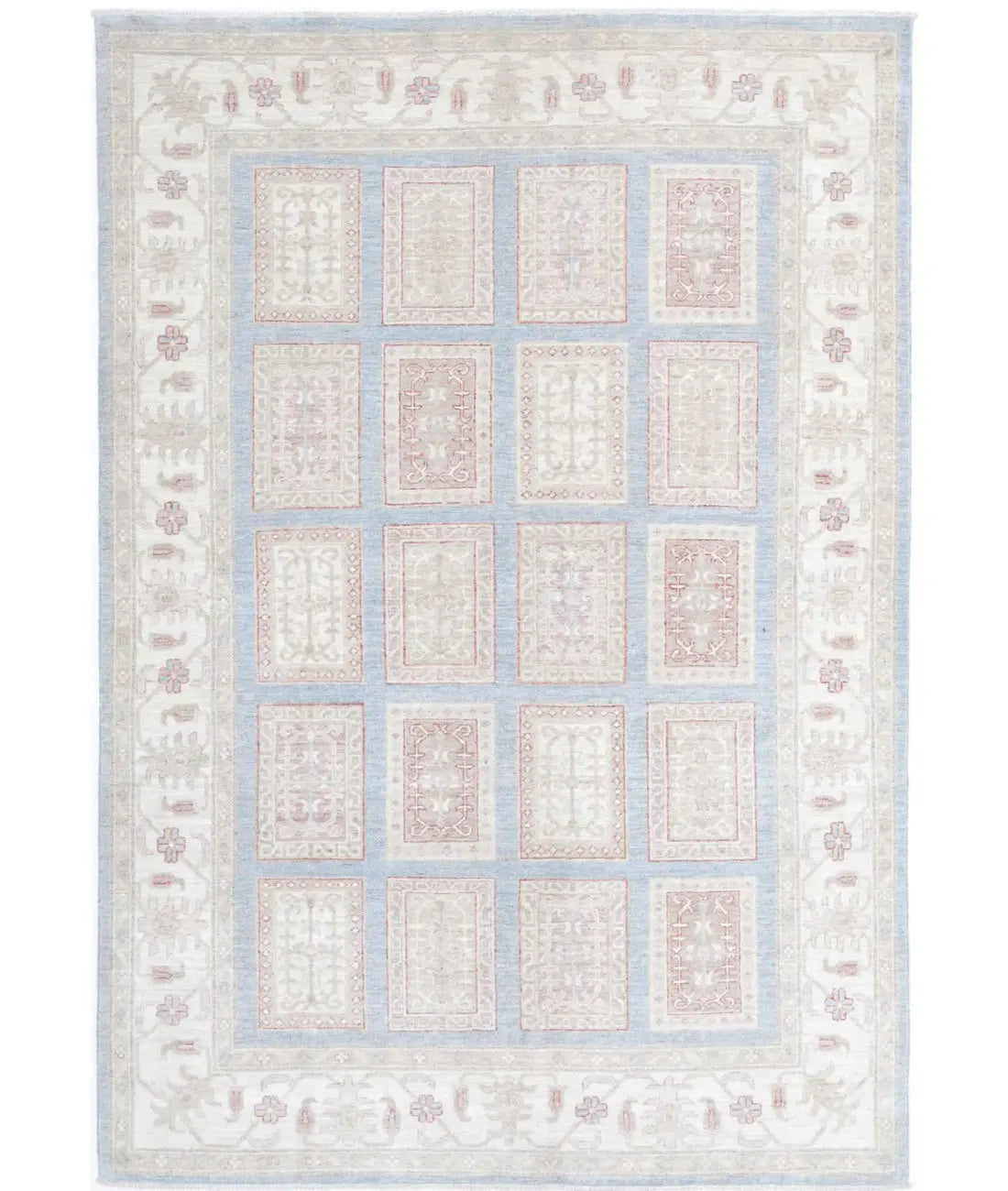 Hand Knotted Serenity Wool Rug - 5'6'' x 7'10''
