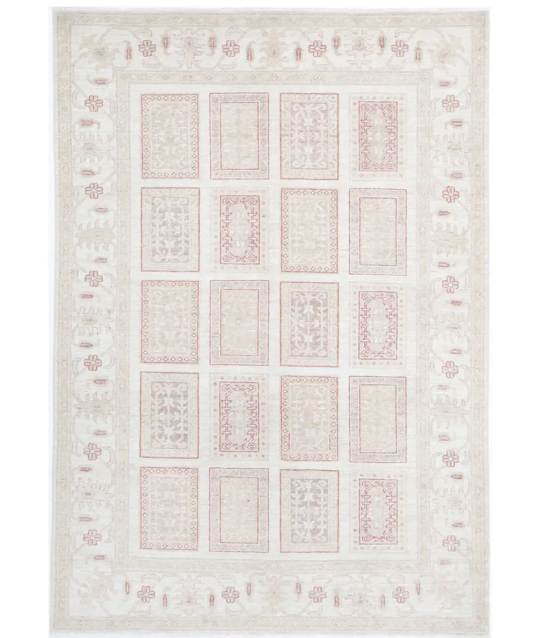 Hand Knotted Serenity Wool Rug - 5'6'' x 7'11''