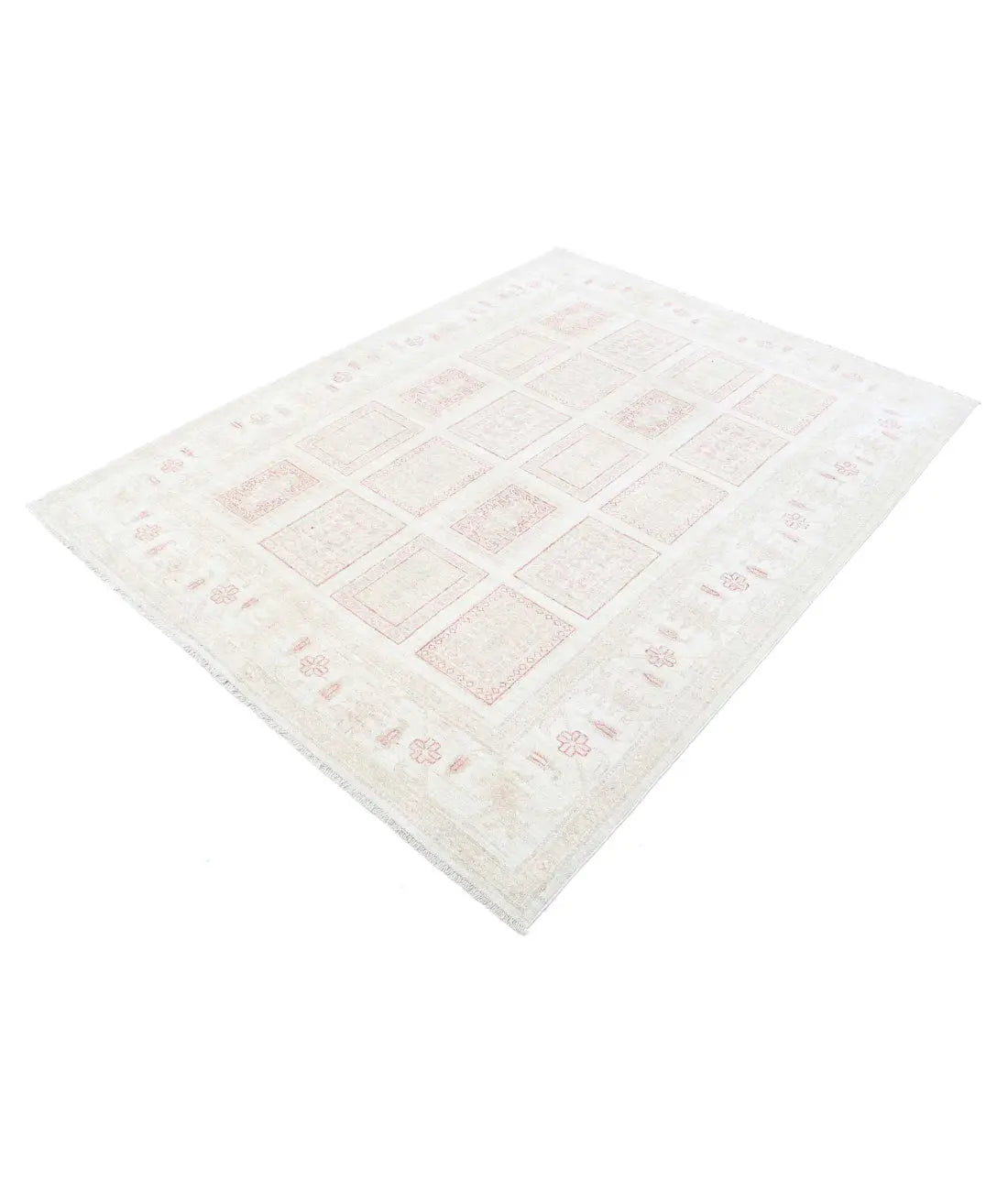 Hand Knotted Serenity Wool Rug - 5'6'' x 7'1''