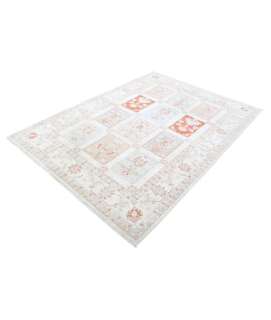 Alfombra de lana Serenity anudada a mano - 5'6'' x 7'7''