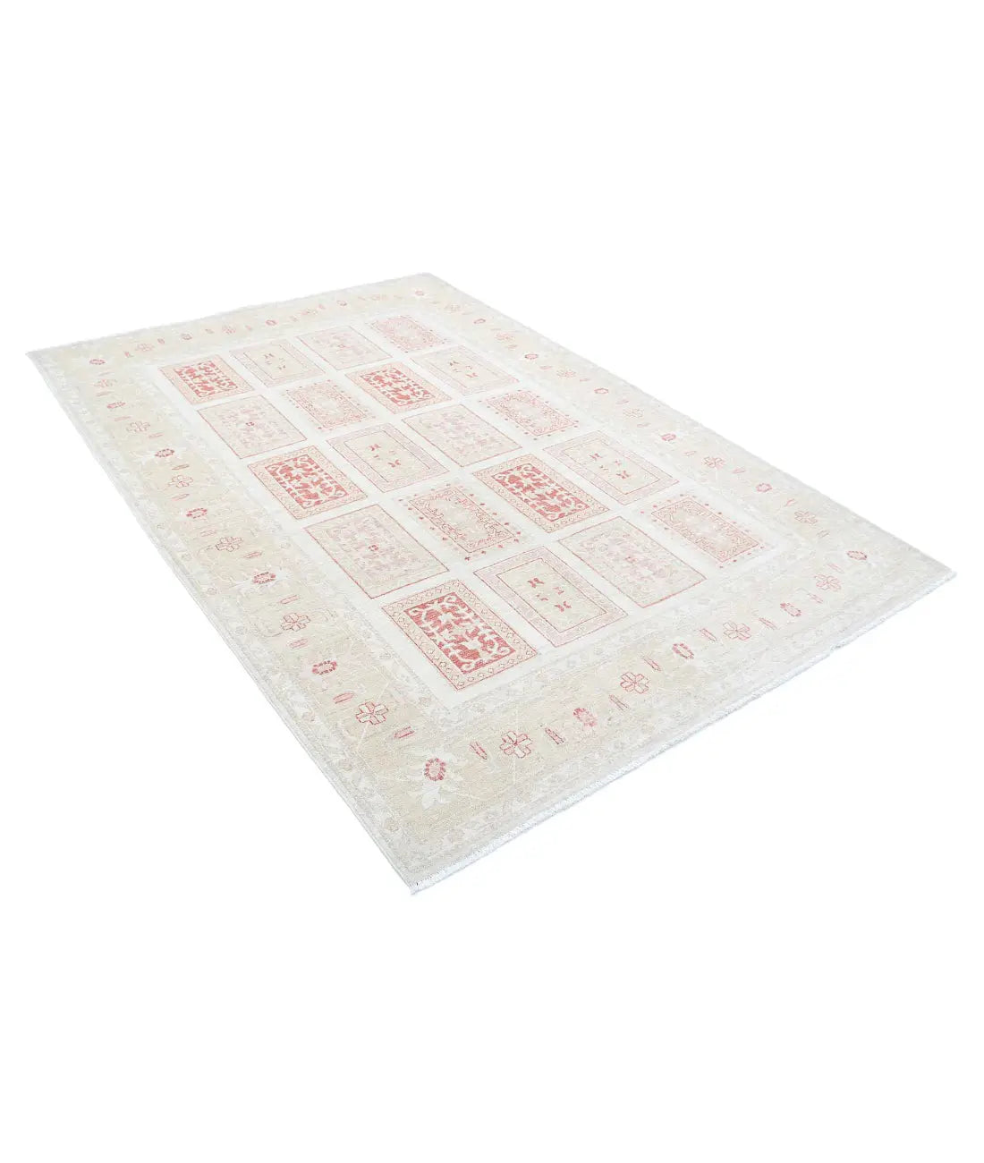 Alfombra de lana Serenity anudada a mano - 5'6'' x 8'0''