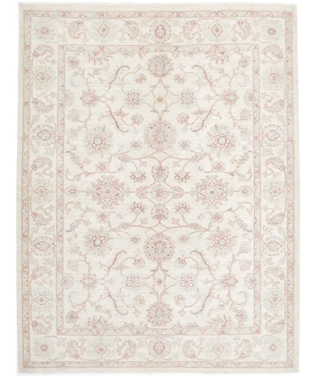 Hand Knotted Serenity Wool Rug - 5'7'' x 7'4''