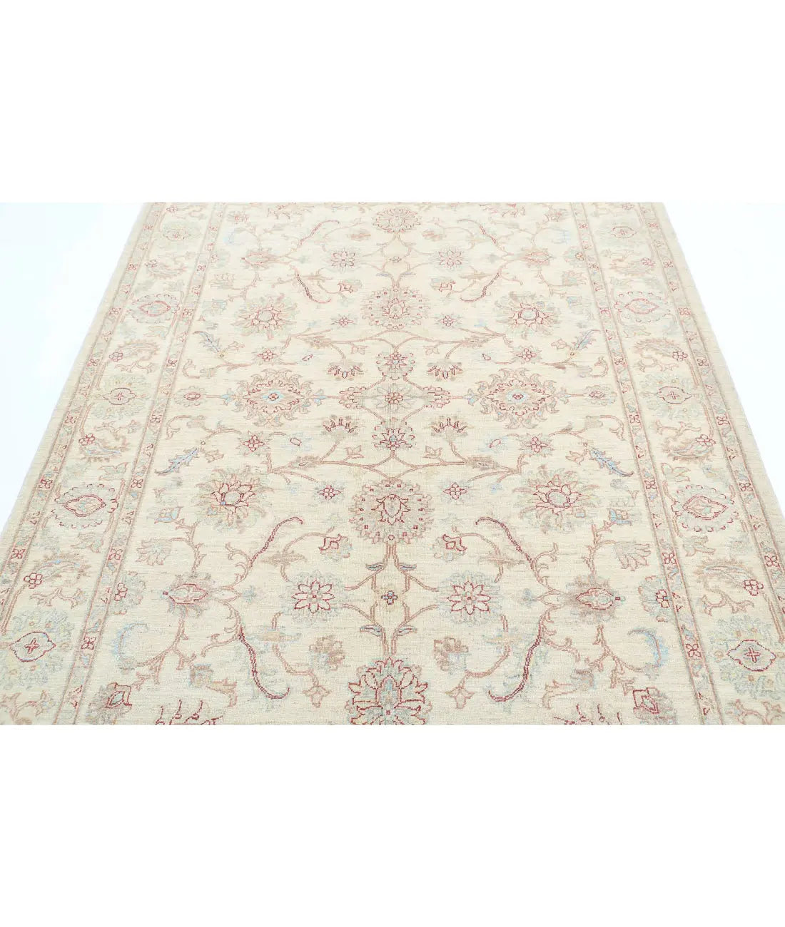 Hand Knotted Serenity Wool Rug - 5'7'' x 7'4'' - Arteverk Rugs Area rug