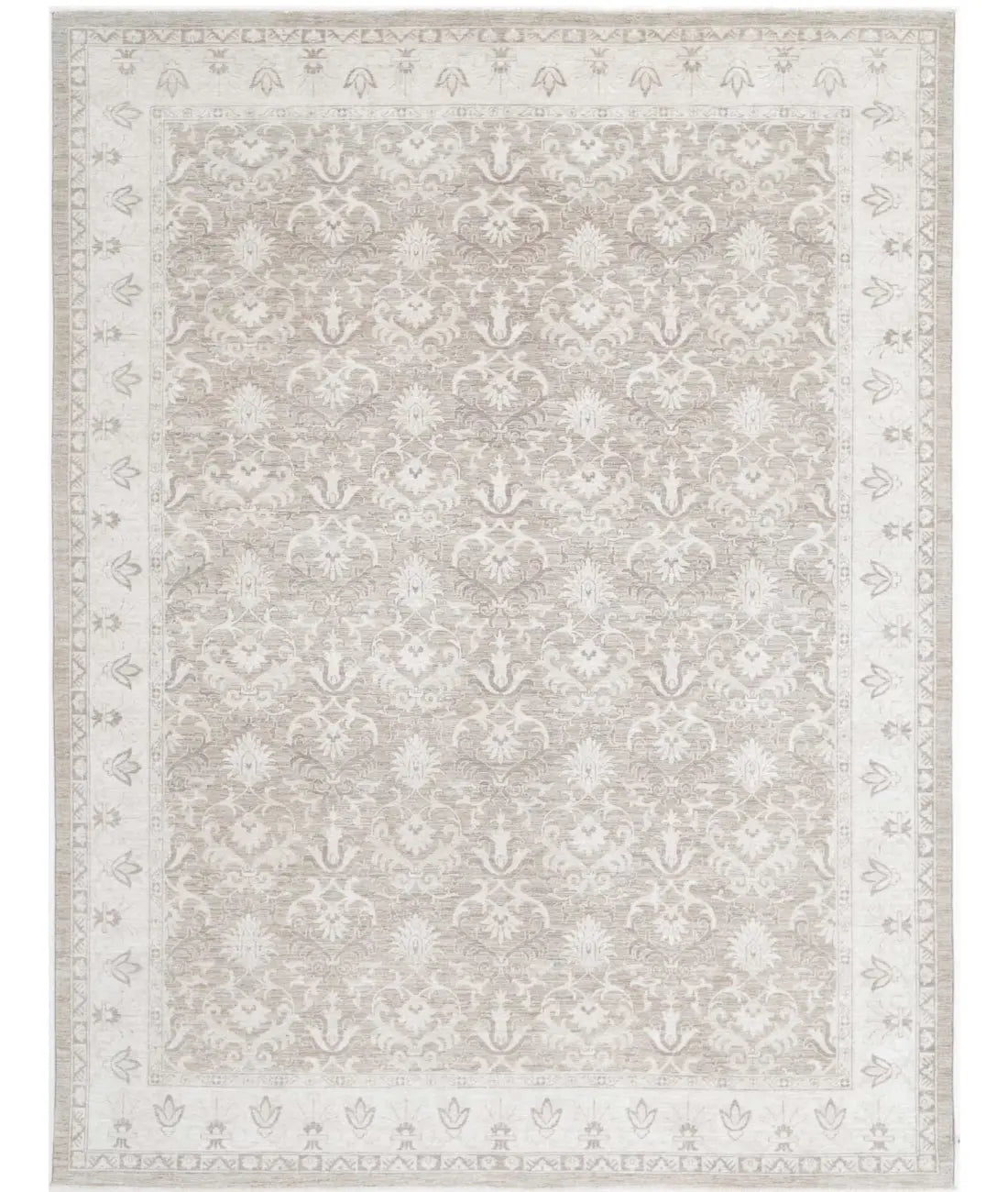 Hand Knotted Serenity Wool Rug - 8'9'' x 11'8''