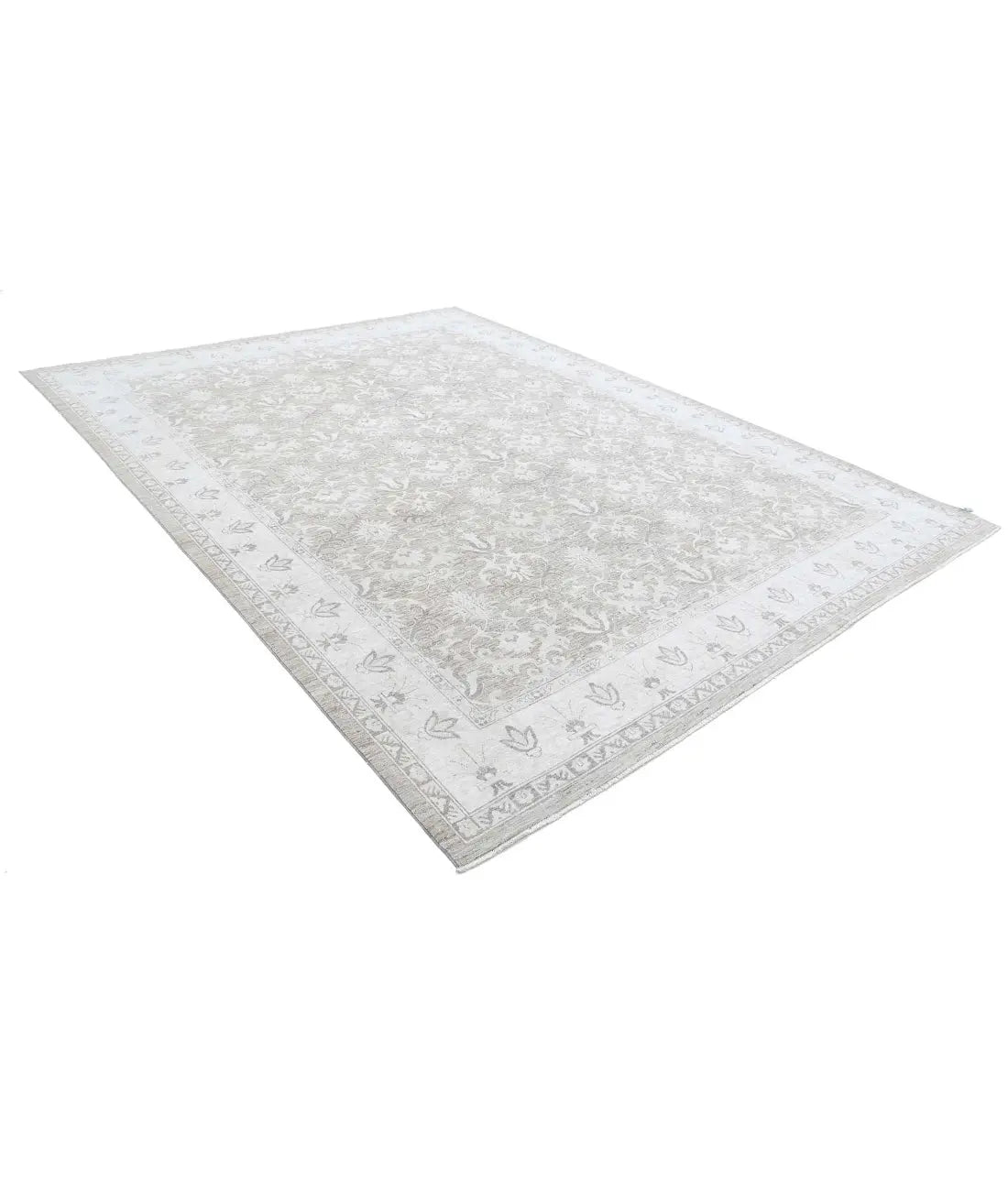 Alfombra de lana Serenity anudada a mano - 8'9'' x 11'8''