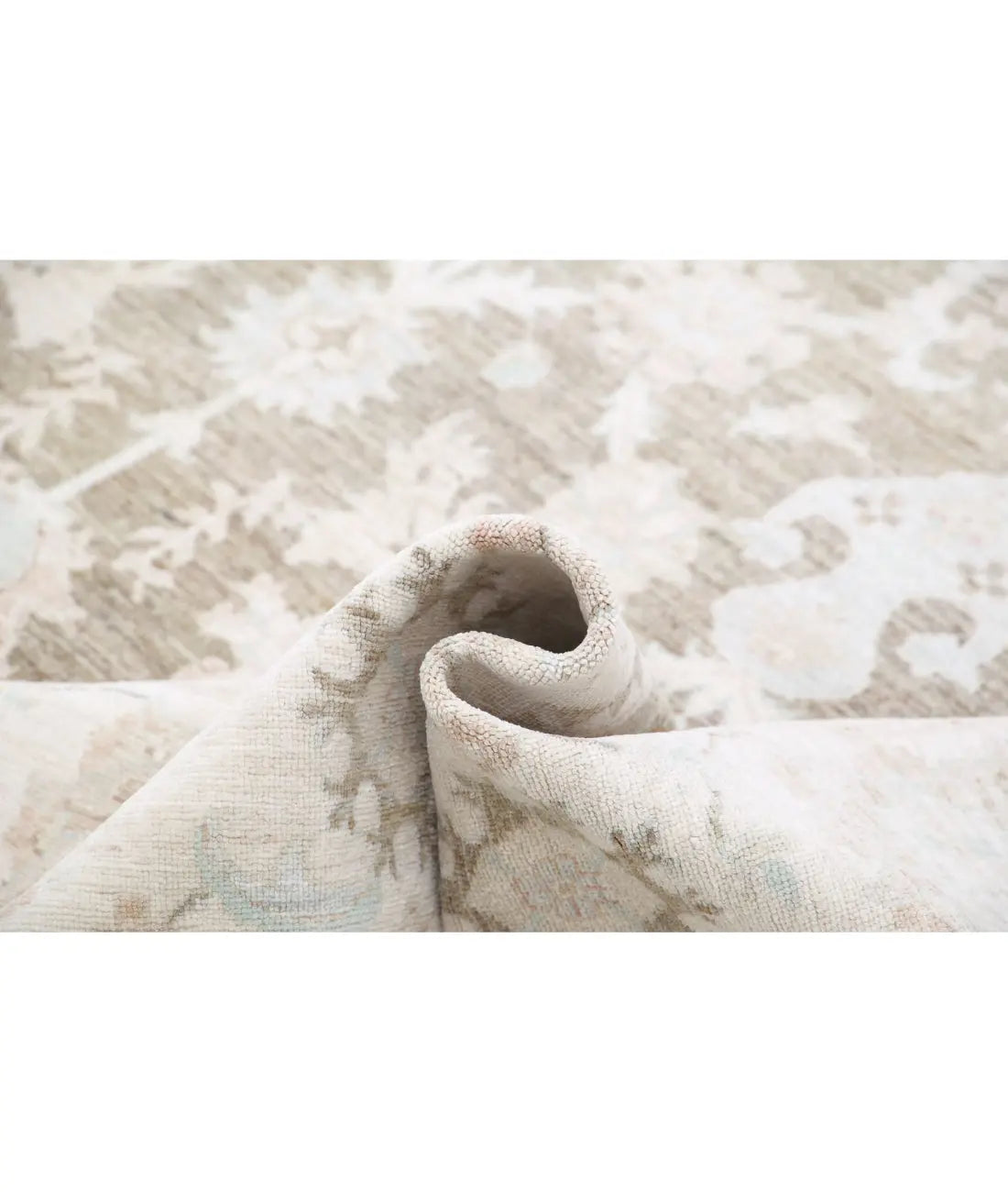 Tapis en laine Serenity noué à la main - 9'6'' x 9'8''