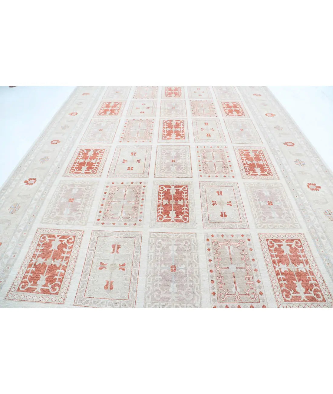 Tapis en laine Serenity noué à la main - 9'8'' x 13'8''