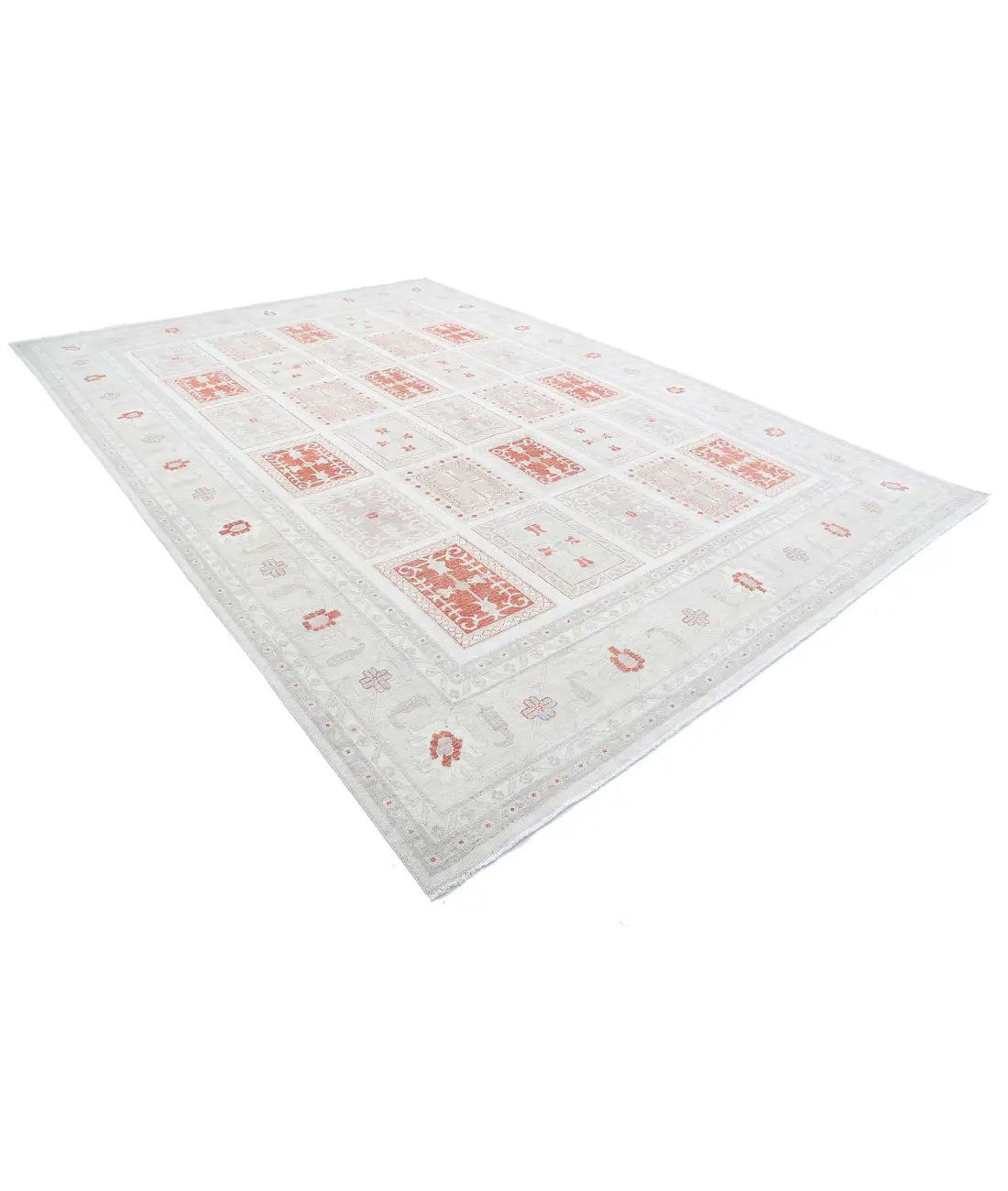 Tapis en laine Serenity noué à la main - 9'8'' x 13'8''