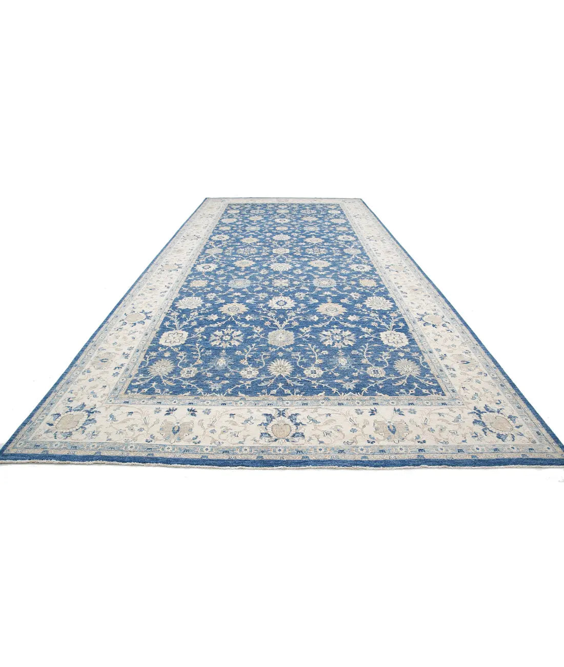 Hand Knotted Serenity Wool Rug - 9'9'' x 21'1''