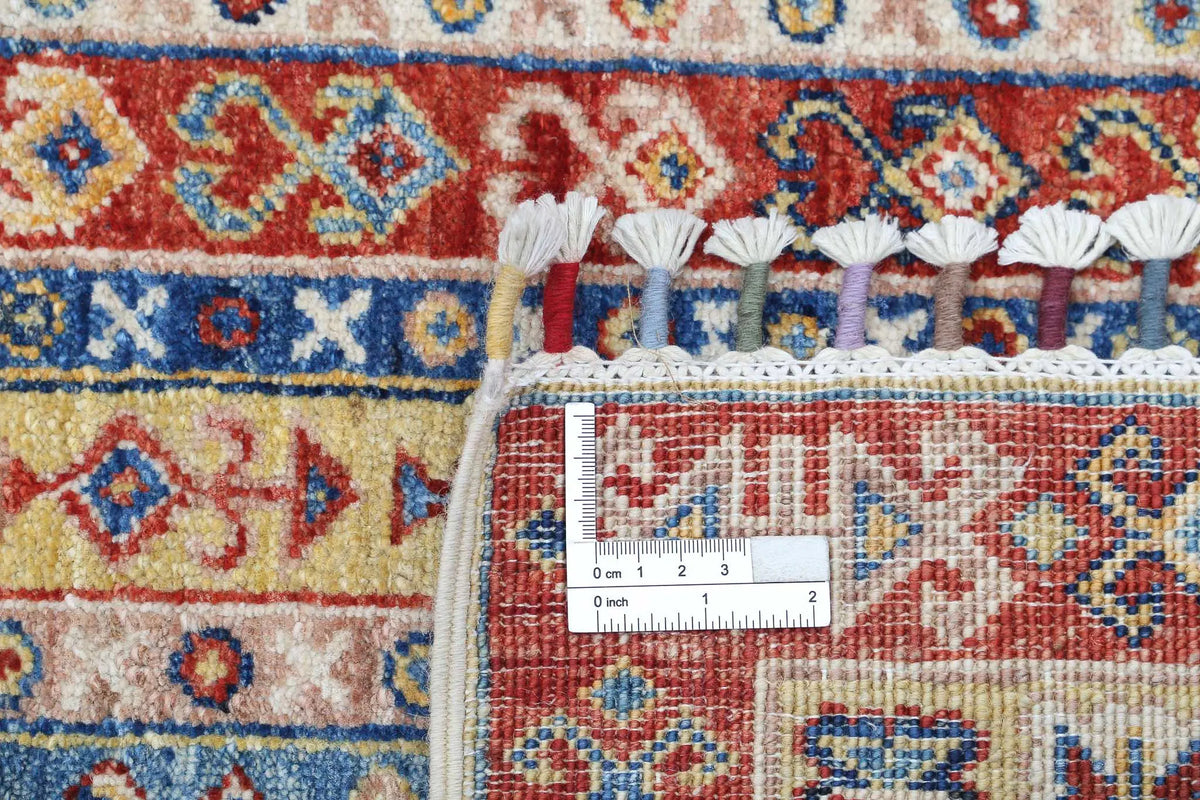 Hand Knotted Shaal Wool Rug - 4'11'' x 6'7''