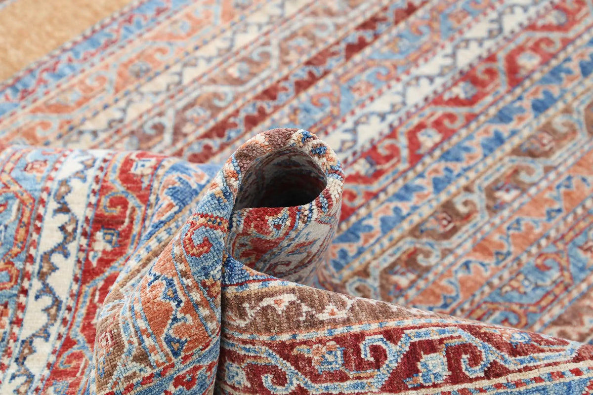 Hand Knotted Shaal Wool Rug - 4'9'' x 7'2''