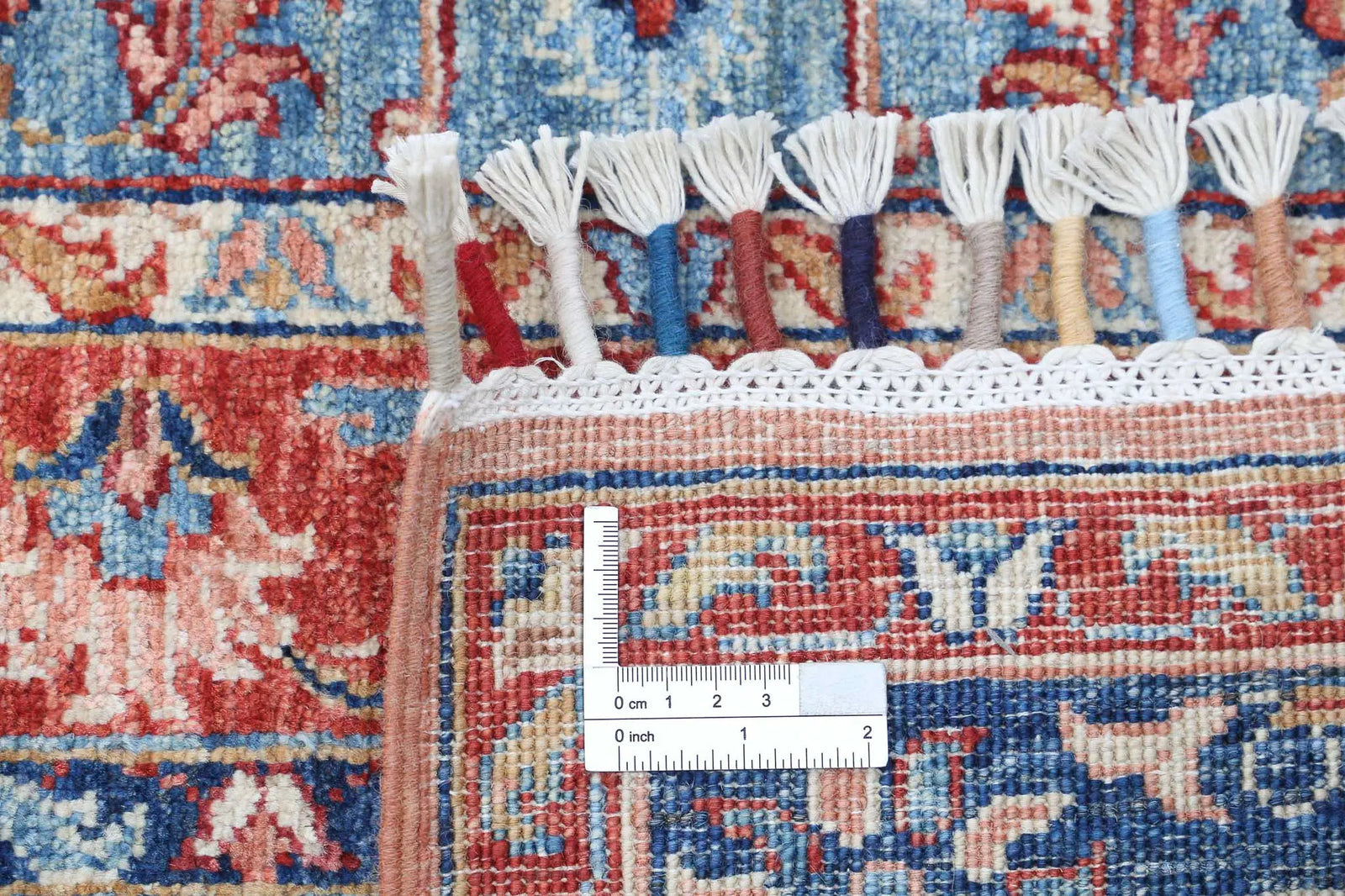 Hand Knotted Shaal Wool Rug - 5'6'' x 7'11''