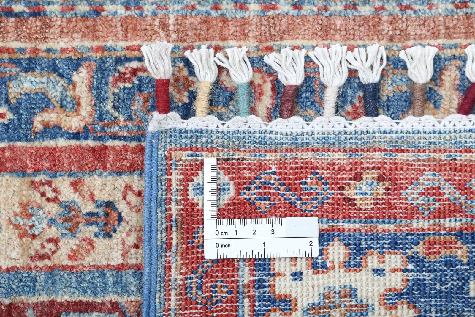 Hand Knotted Shaal Wool Rug - 5'6'' x 7'9''