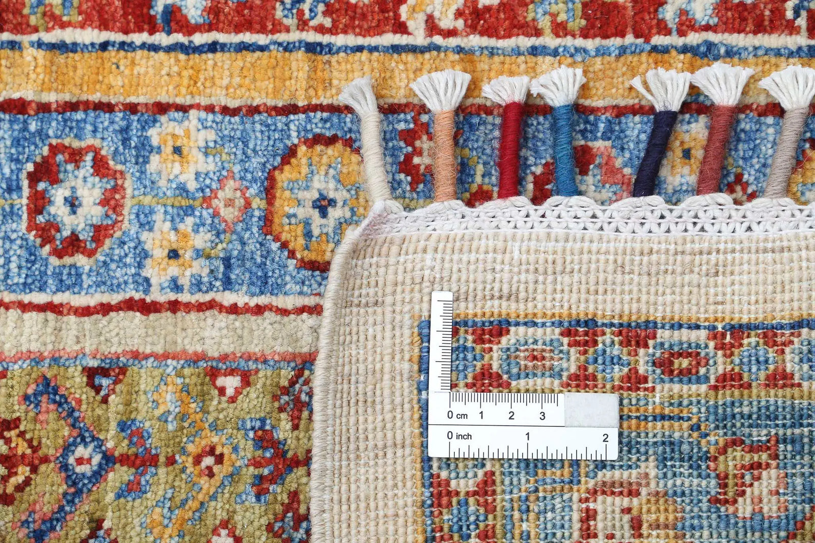 Hand Knotted Shaal Wool Rug - 5'8'' x 7'6''