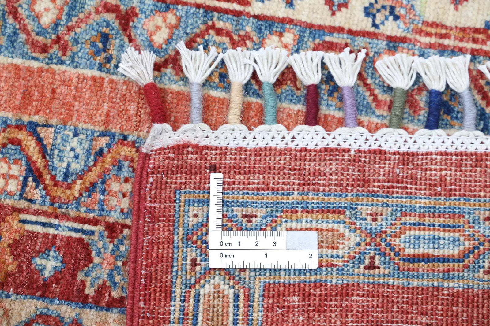 Hand Knotted Shaal Wool Rug - 6'7'' x 9'10''