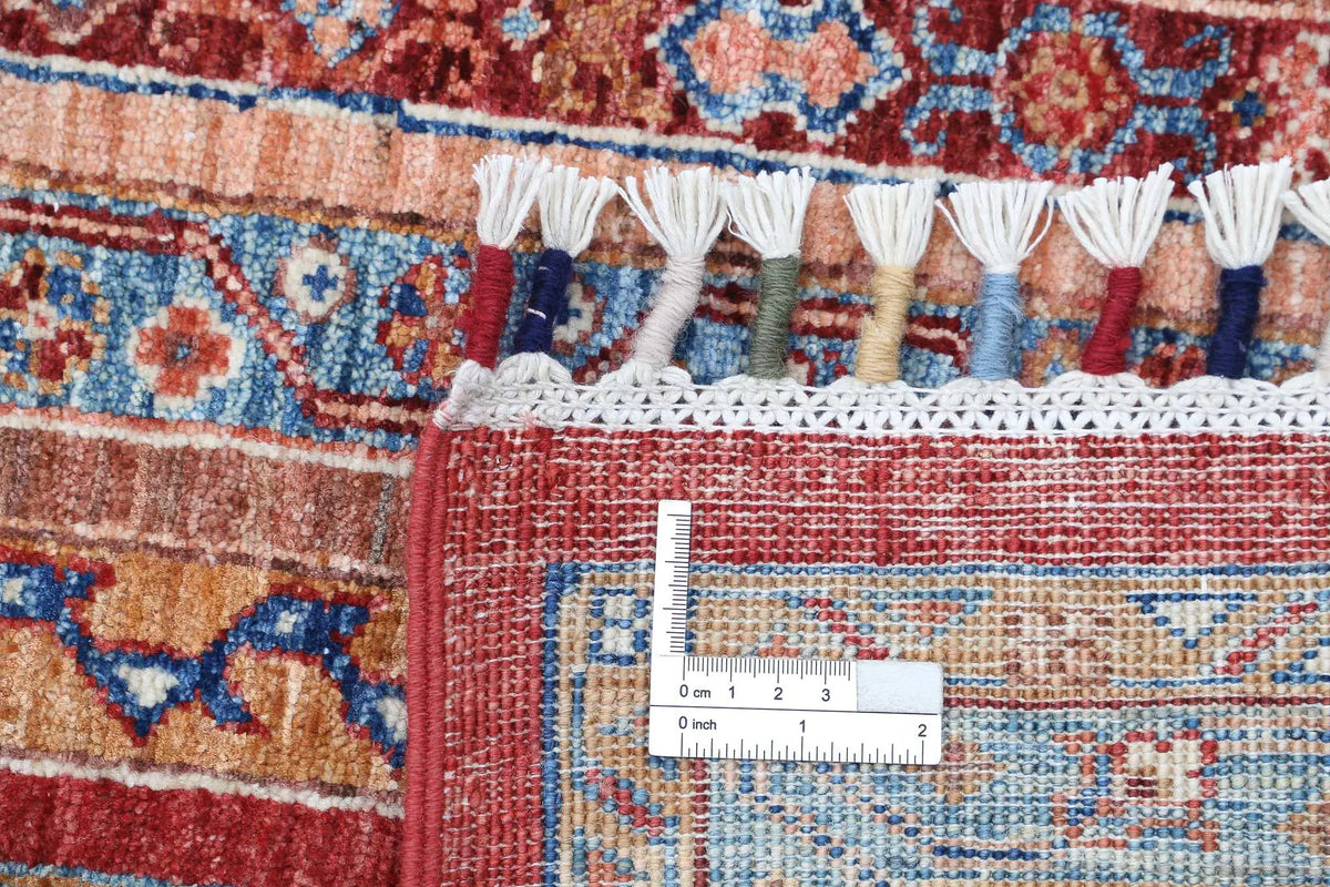 Hand Knotted Shaal Wool Rug - 6'8'' x 9'10''