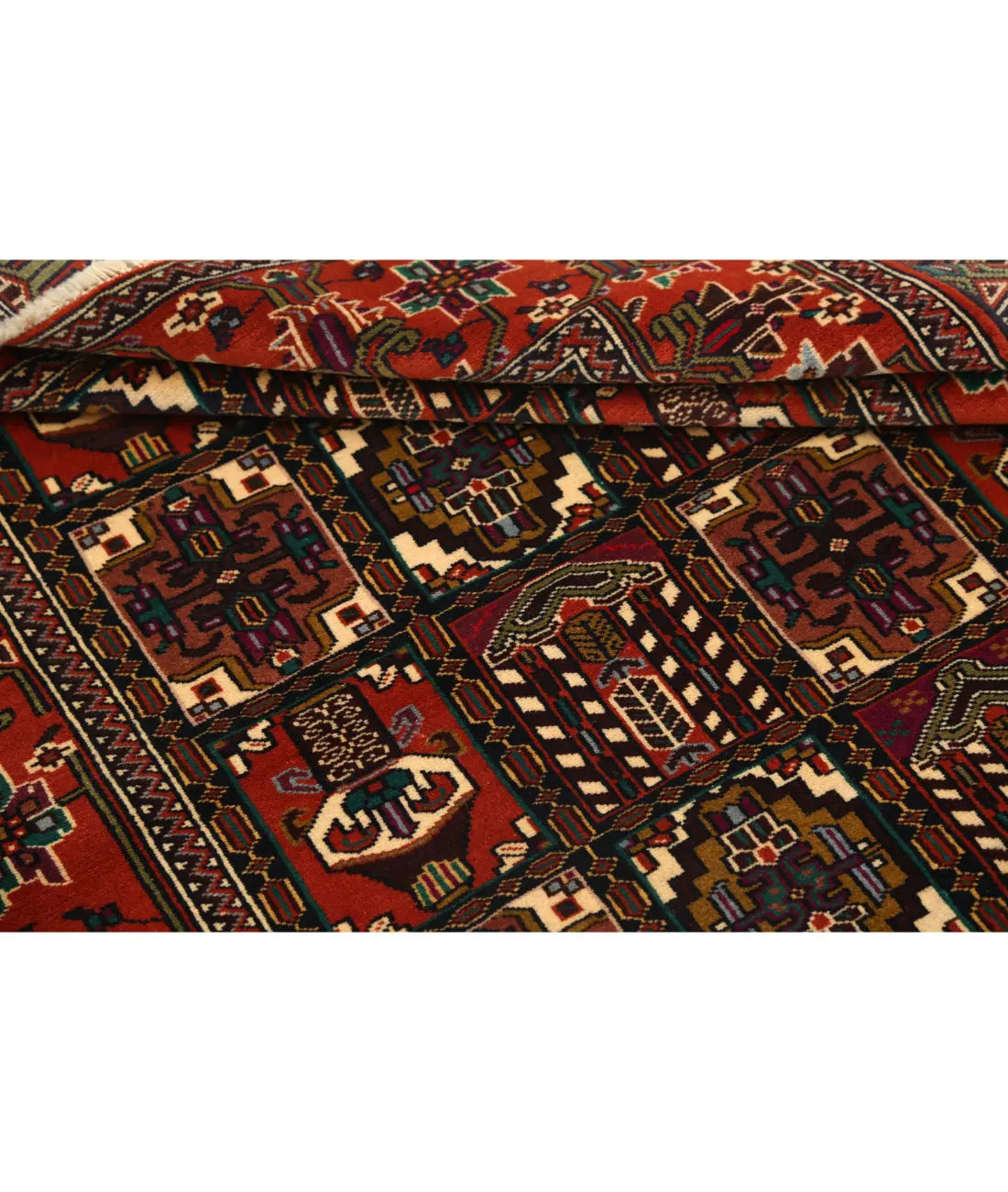 Hand Knotted Tribal Baluch Fine Wool Rug - 3'3'' x 4'8'' - Arteverk Rugs Area rug