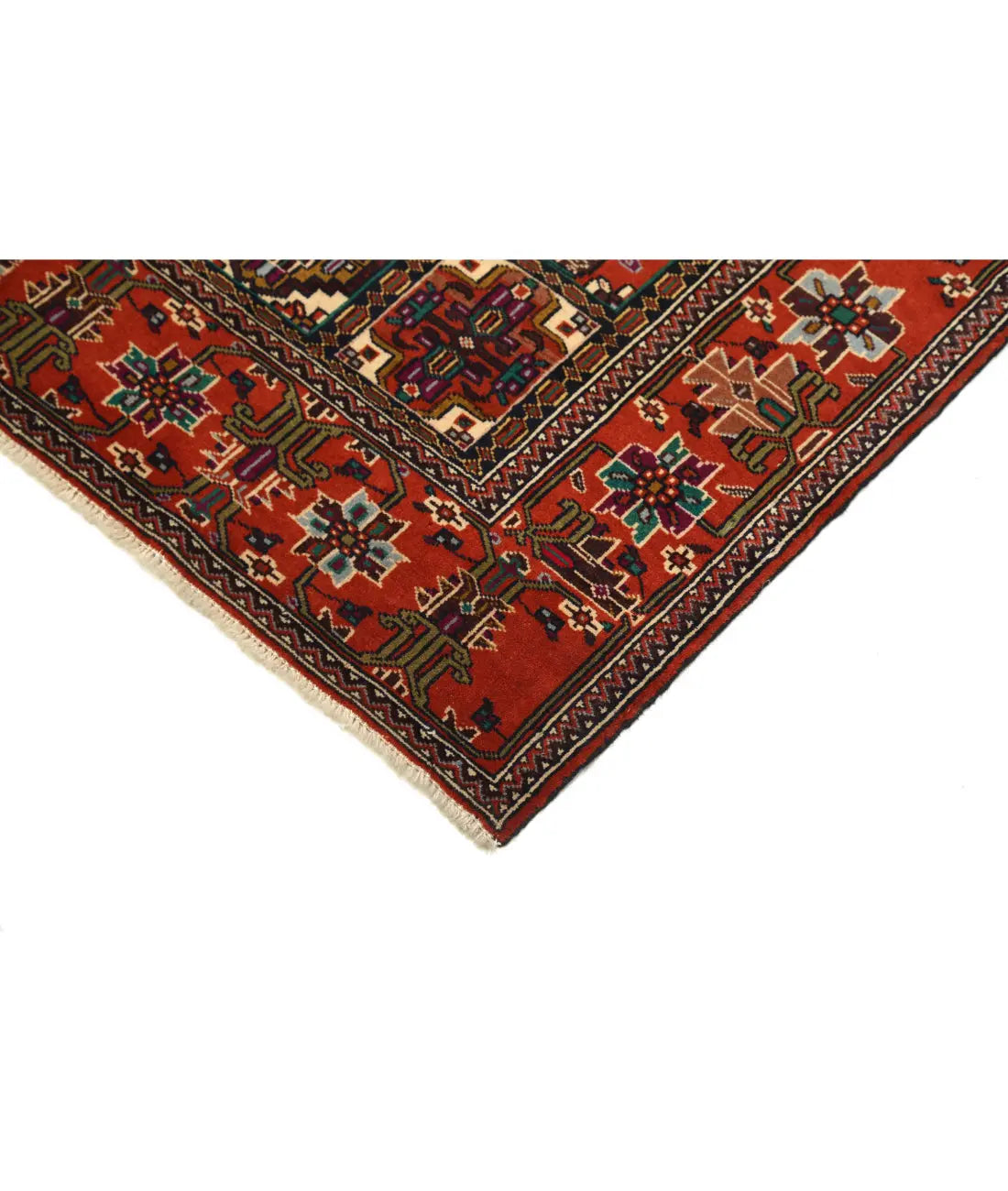 Hand Knotted Tribal Baluch Fine Wool Rug - 3'3'' x 4'8'' - Arteverk Rugs Area rug
