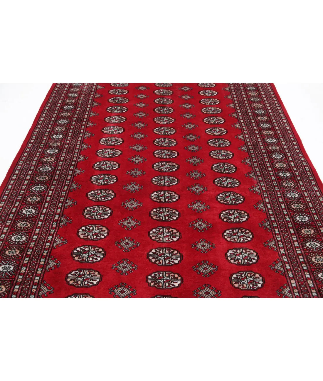 Hand Knotted Tribal Bokhara Wool Rug - 6'0'' x 8'8'' - Arteverk Rugs Area rug
