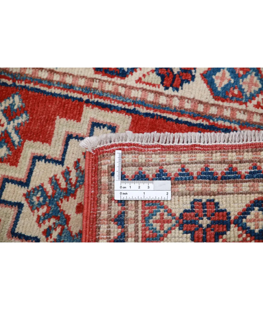 Hand Knotted Tribal Kazak Wool Rug - 1'9'' x 2'9''