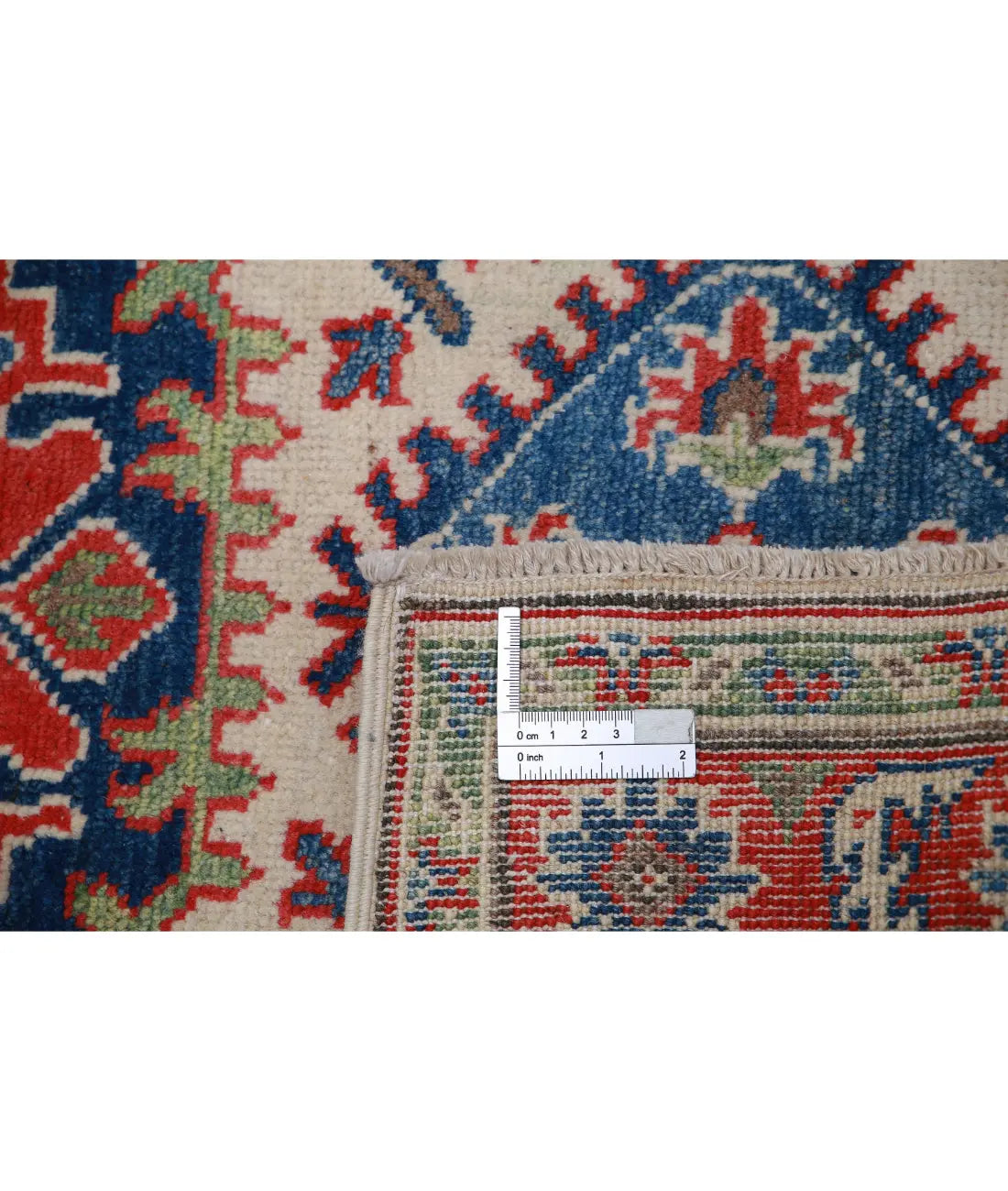 Hand Knotted Tribal Kazak Wool Rug - 2'8'' x 4'0''