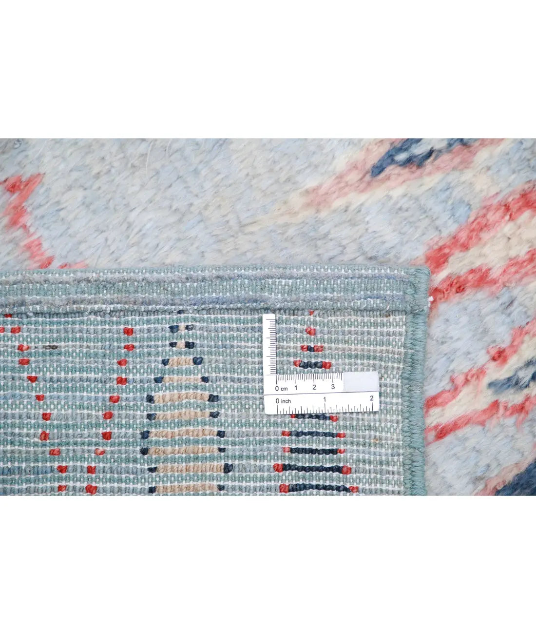 Hand Knotted Tribal Moroccan Wool Rug - 2'11'' x 5'0''