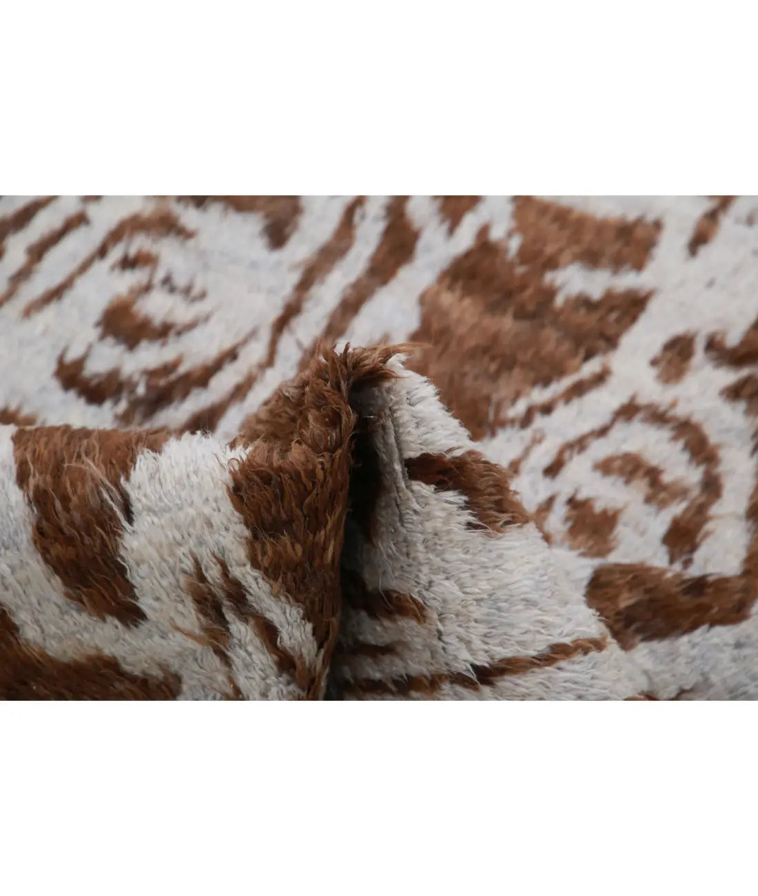 Alfombra de lana marroquí tribal anudada a mano - 5'1'' x 7'3''