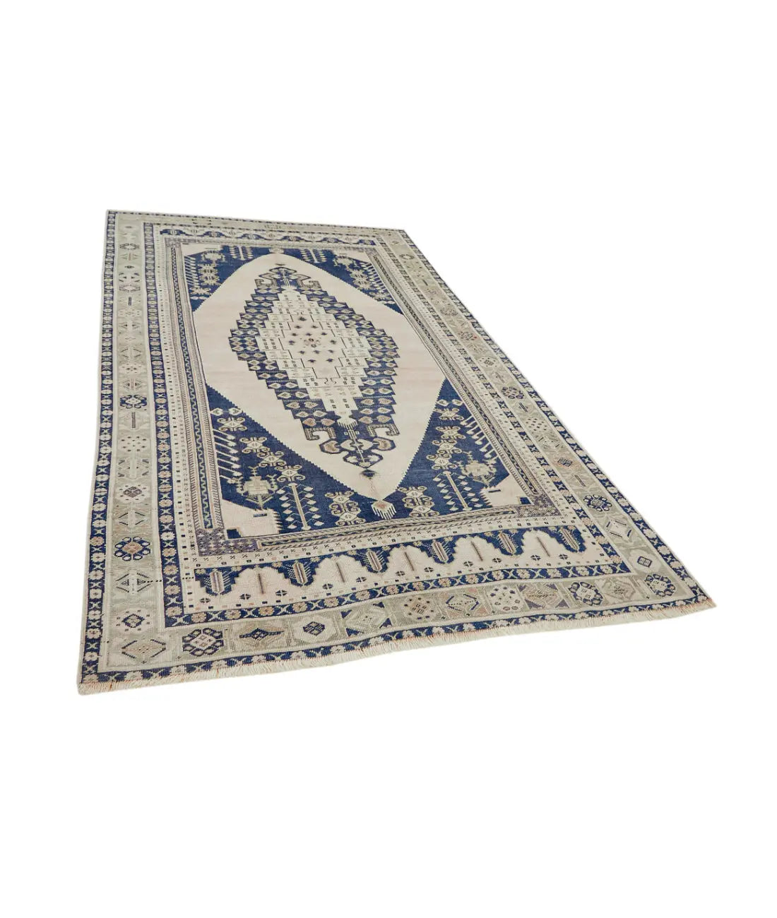 Hand Knotted Turkey Taspinar Wool Rug 5'5" x 9'6" Arteverk Arteverk Rugs