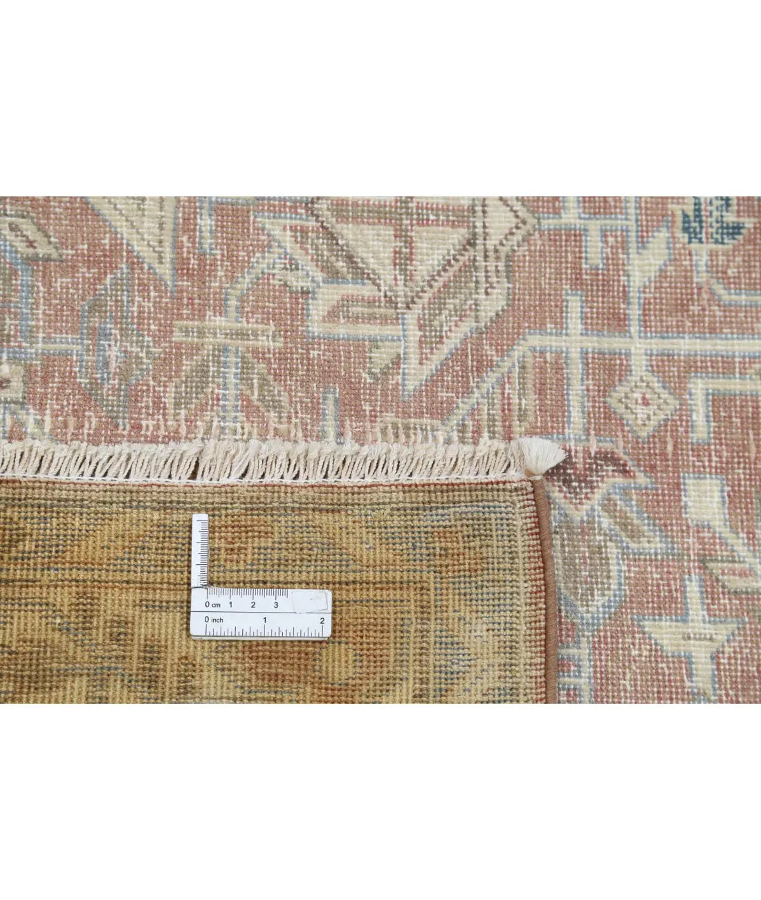 Hand Knotted Vintage Wool Rug - 9'4'' x 13'0''