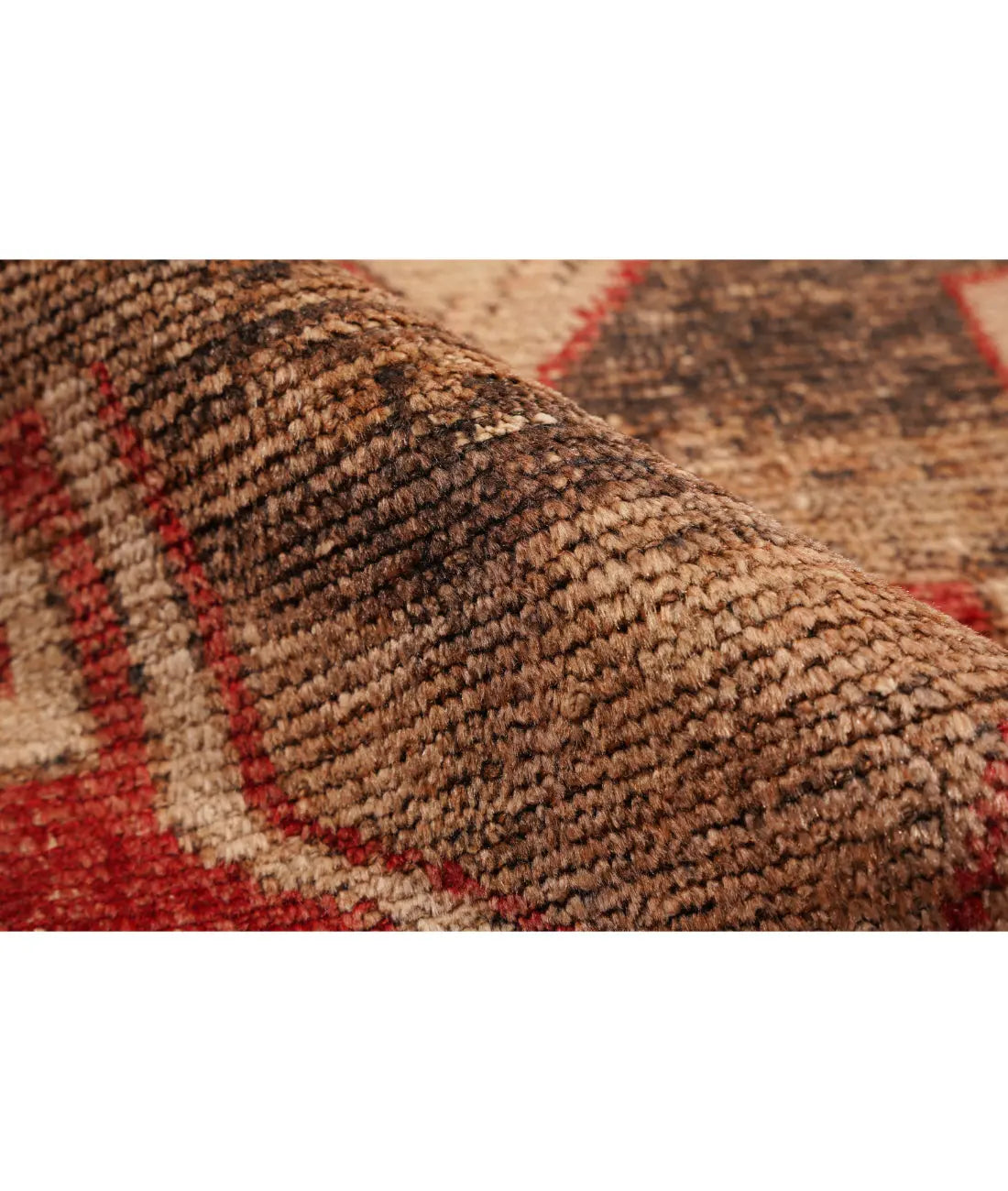 Hand Knotted Vintage Turkish Anatolian Wool Rug - 4'3'' x 12'0'' Arteverk Arteverk Rugs