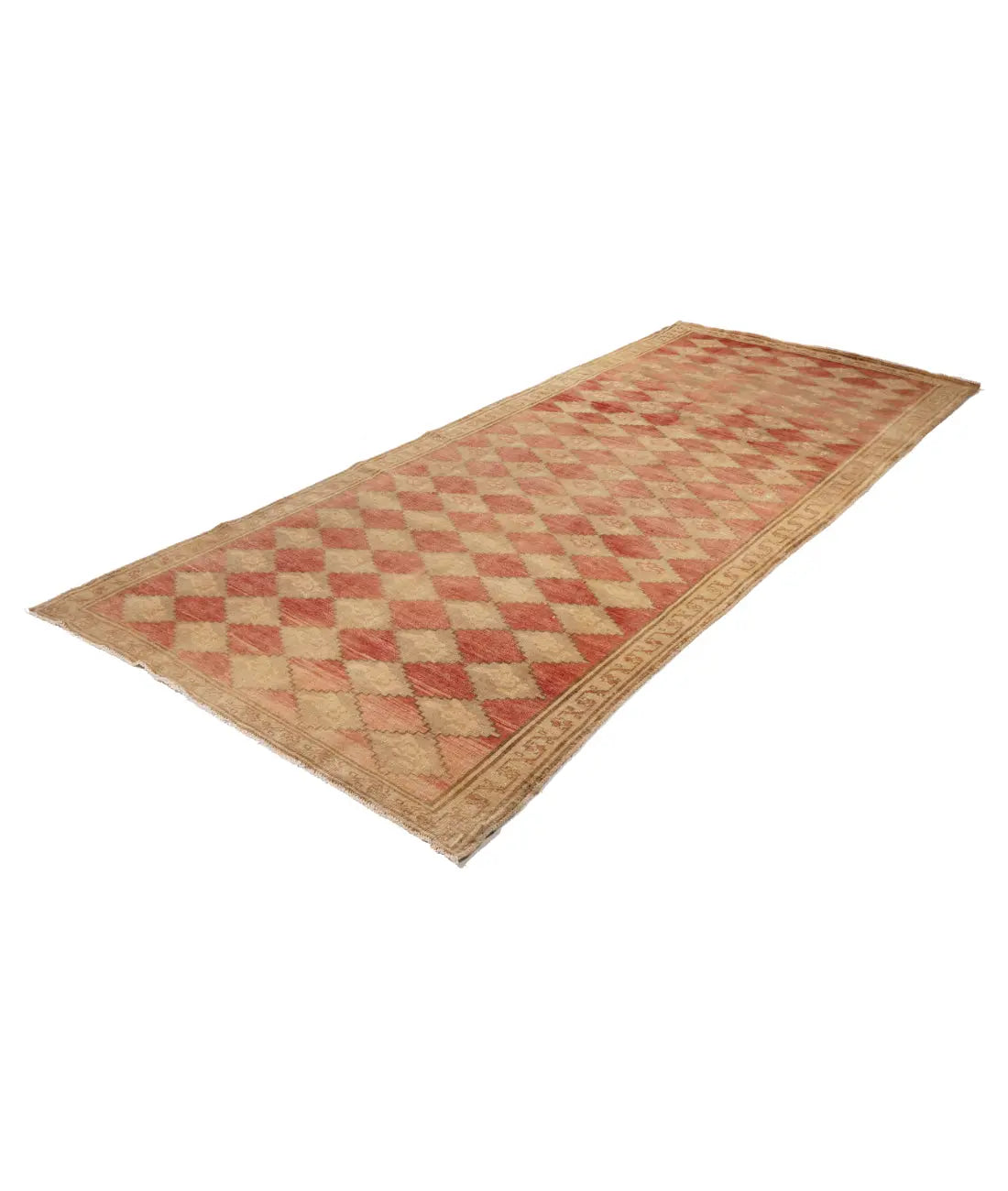 Hand Knotted Vintage Turkish Anatolian Wool Rug - 5'0'' x 11'8'' Arteverk Arteverk Rugs