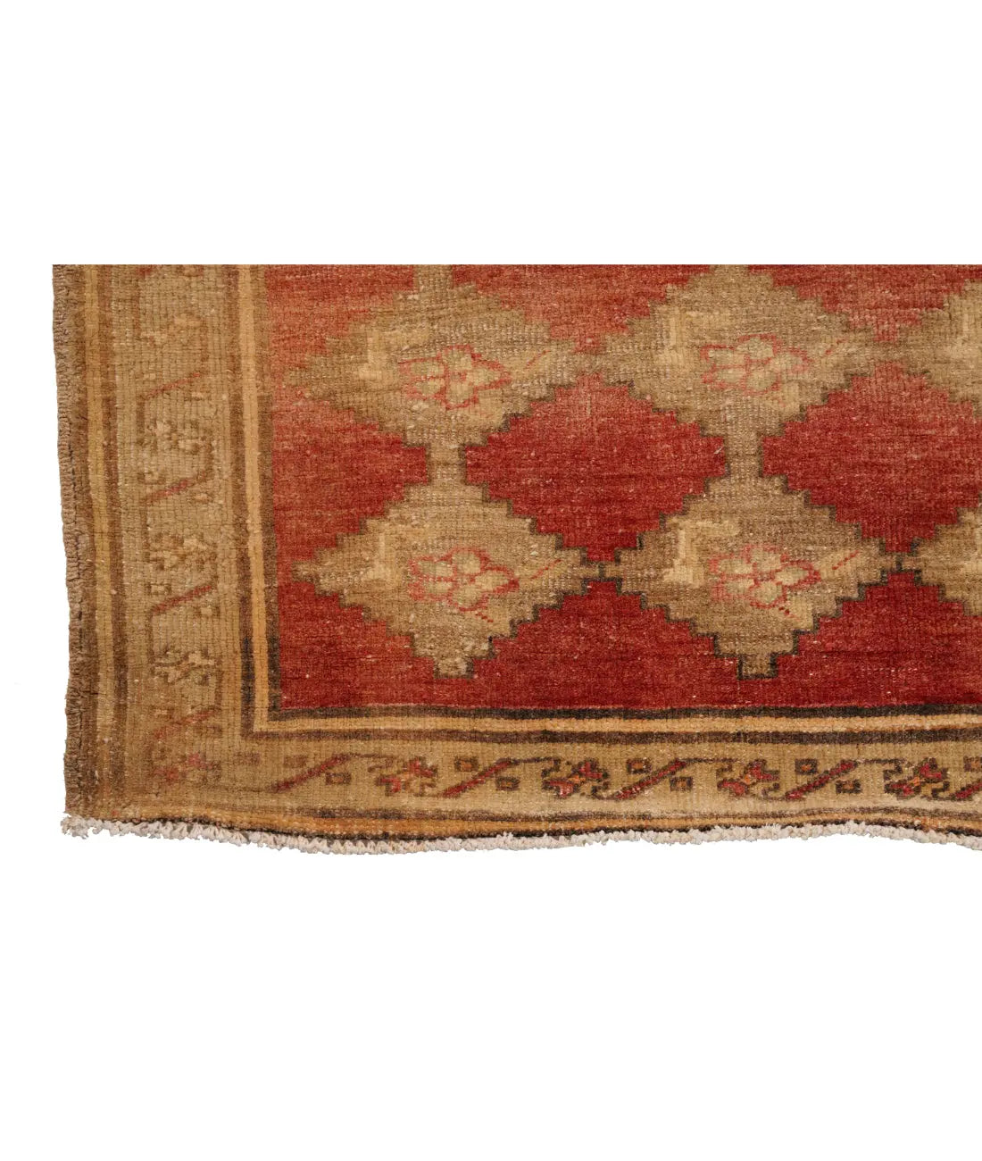 Hand Knotted Vintage Turkish Anatolian Wool Rug - 5'0'' x 11'8'' Arteverk Arteverk Rugs