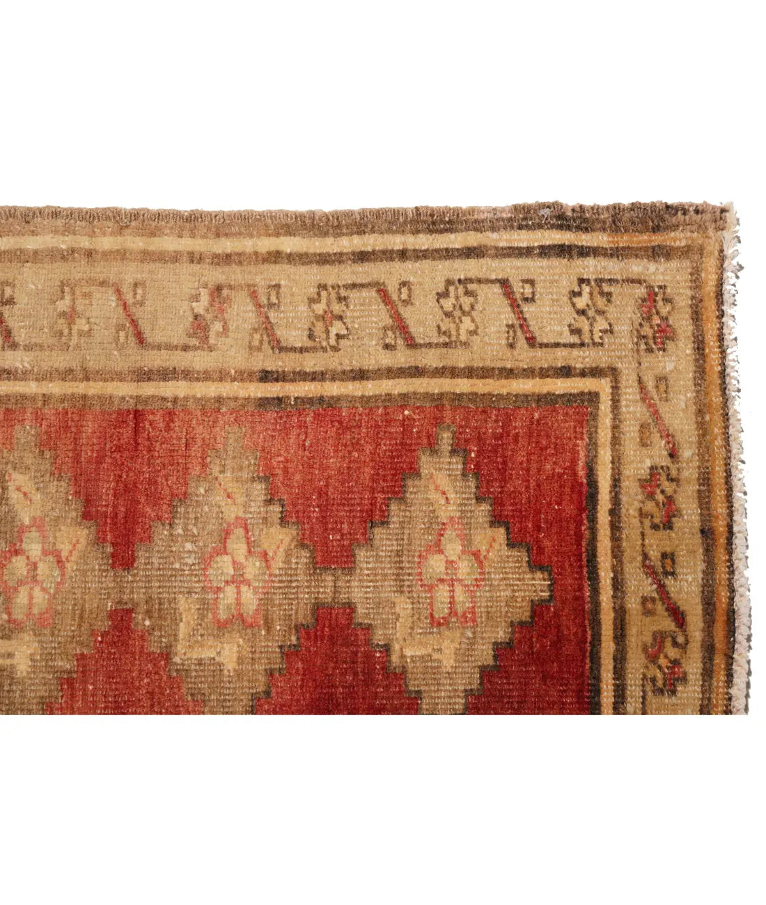 Hand Knotted Vintage Turkish Anatolian Wool Rug - 5'0'' x 11'8'' Arteverk Arteverk Rugs