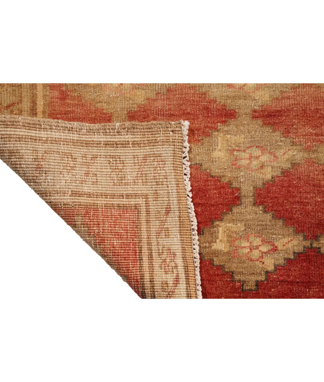 Hand Knotted Vintage Turkish Anatolian Wool Rug - 5'0'' x 11'8''