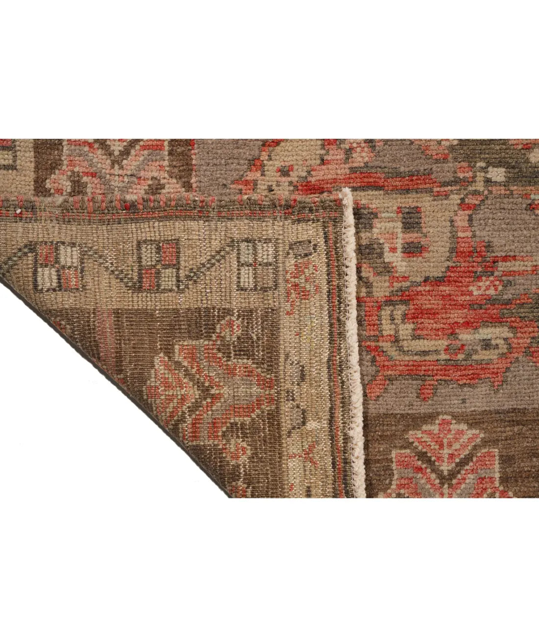 Hand Knotted Vintage Turkish Anatolian Wool Rug - 6'0'' x 10'0'' Arteverk Arteverk Rugs