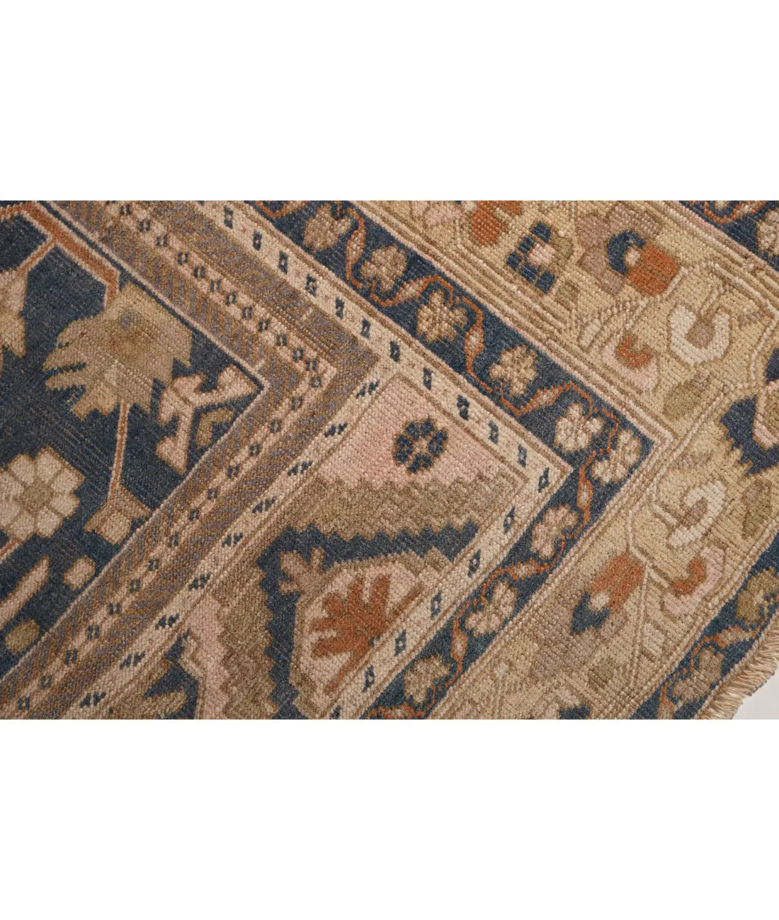 Hand Knotted Vintage Turkish Taspinar Wool Rug - 6'4'' x 10'10'' Arteverk Arteverk Rugs