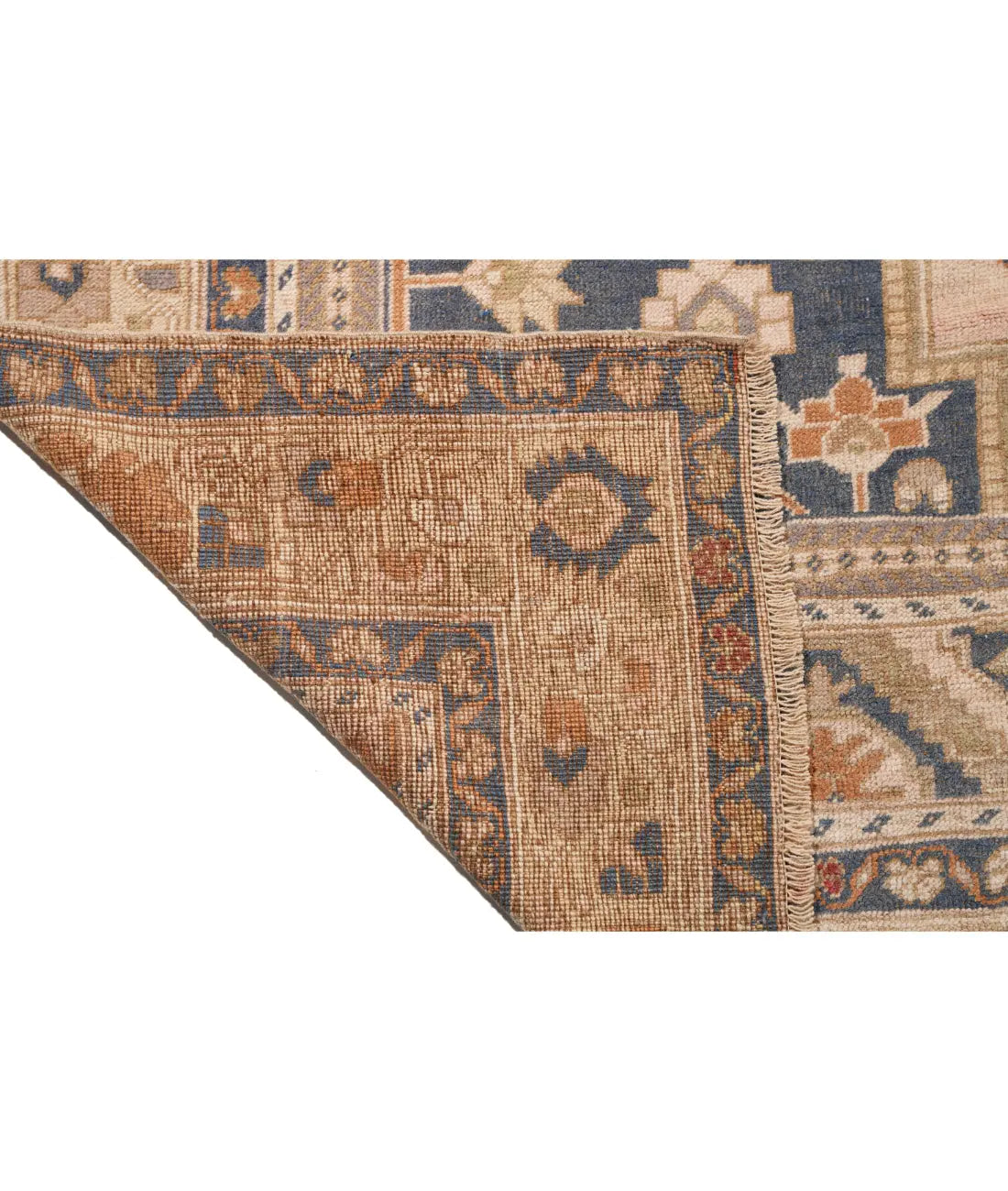 Hand Knotted Vintage Turkish Taspinar Wool Rug - 6'4'' x 10'10''