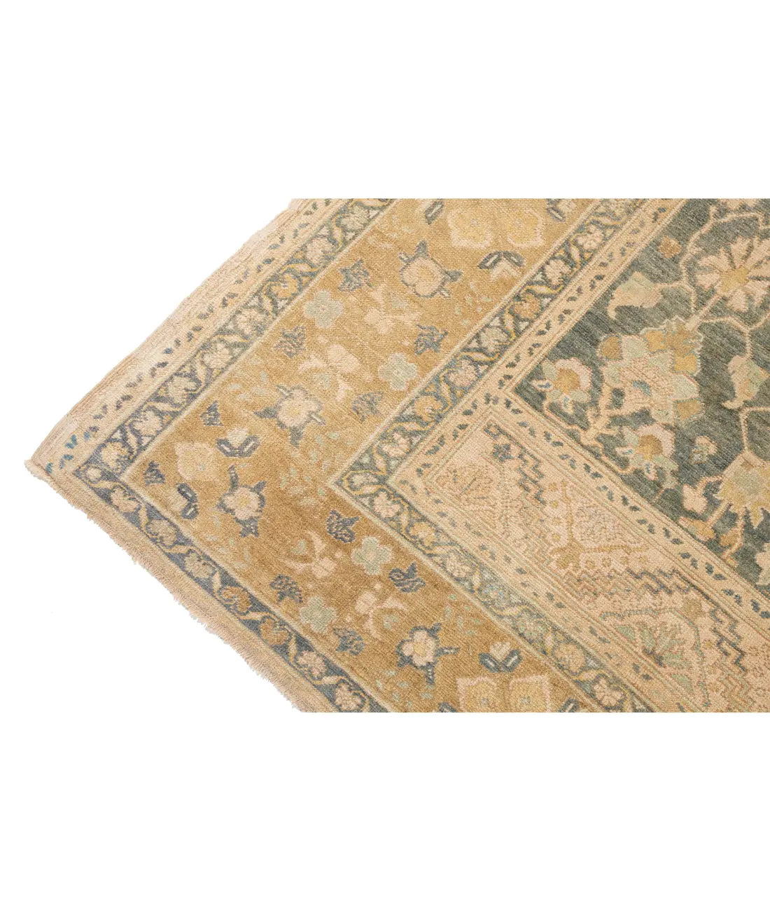 Hand Knotted Vintage Turkish Taspinar Wool Rug - 6'5'' x 11'8'' Arteverk Arteverk Rugs