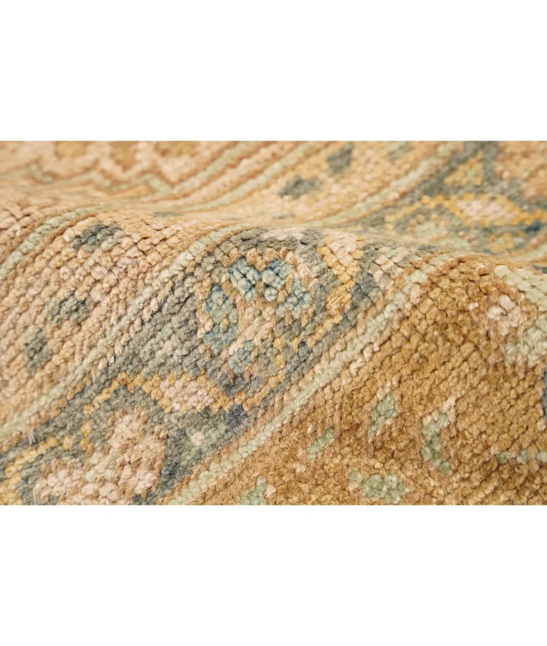 Hand Knotted Vintage Turkish Taspinar Wool Rug - 6'5'' x 11'8''