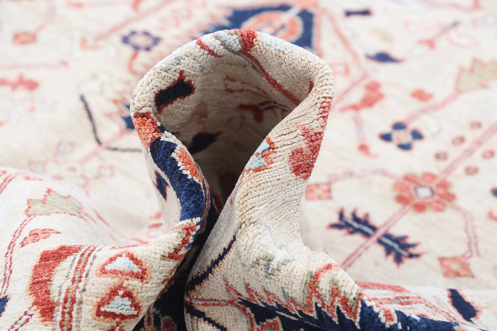 Hand Knotted Ziegler Bakshaish Wool Rug - 8'1'' x 9'11'' - Arteverk Rugs Area rug