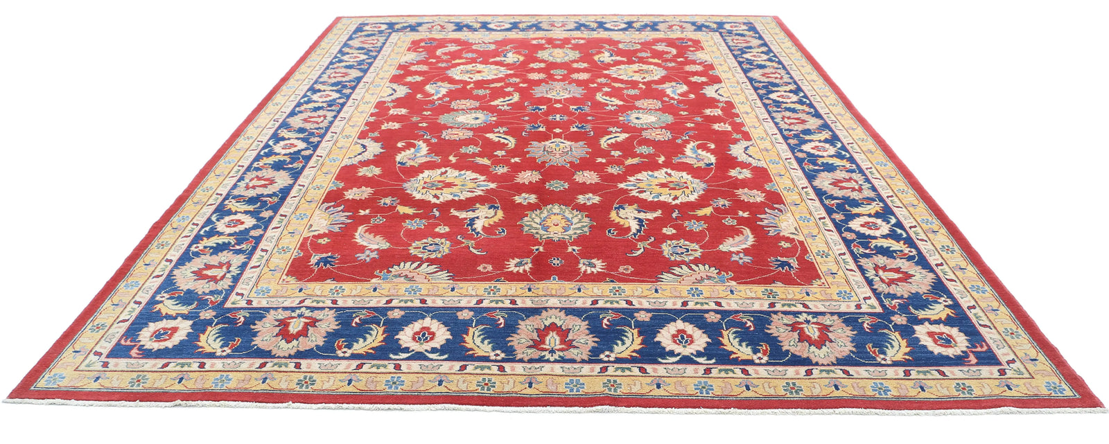 Hand Knotted Ziegler Farhan Gul Wool Rug - 10'1'' x 13'2''