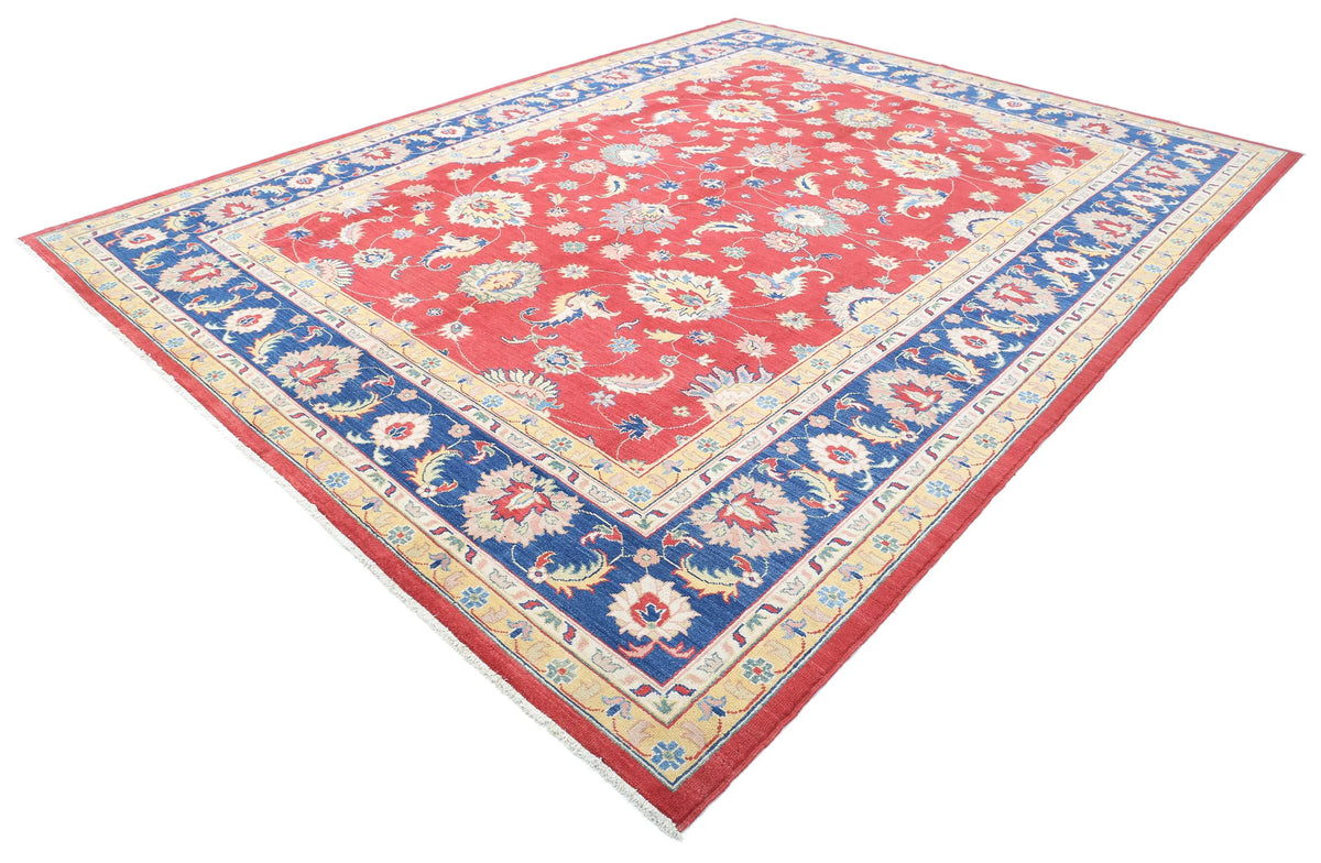 Tapis en laine Ziegler Farhan Gul noué à la main - 10'1'' x 13'2''